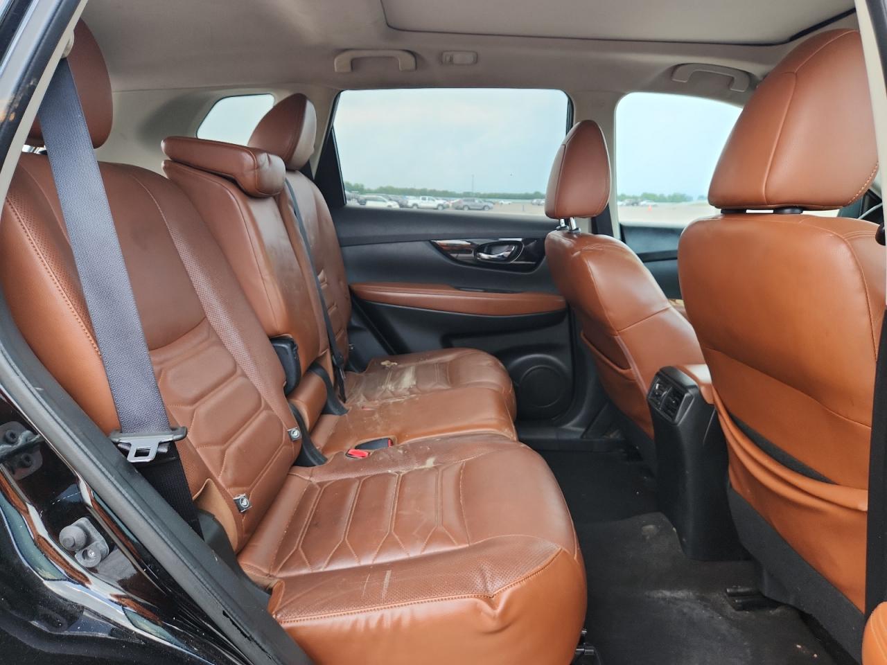 2017 Nissan Rogue Sl Black vin: JN8AT2MTXHW150514