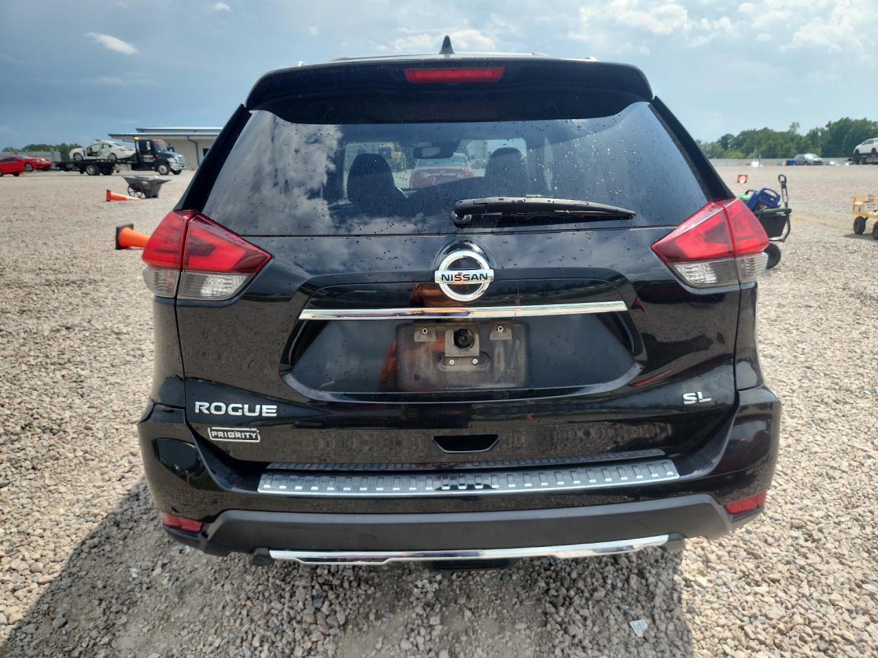 2017 Nissan Rogue Sl Black vin: JN8AT2MTXHW150514