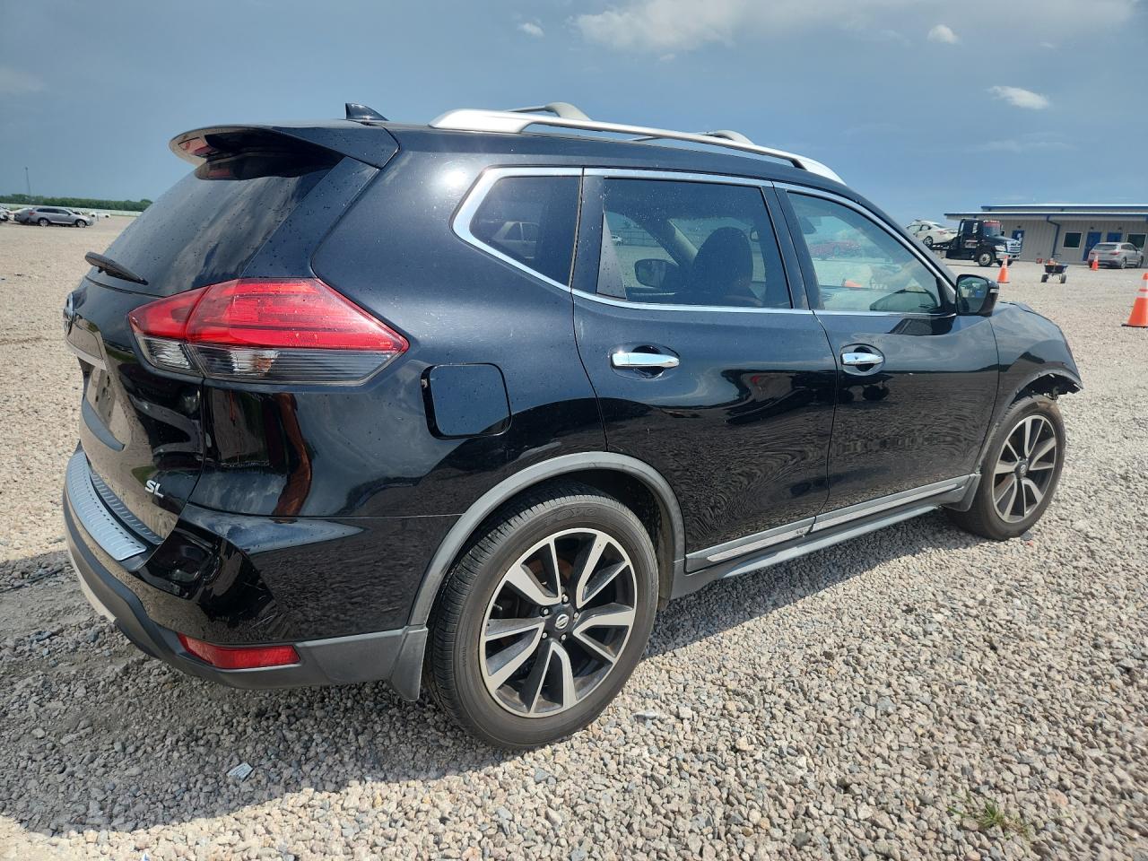 2017 Nissan Rogue Sl Black vin: JN8AT2MTXHW150514