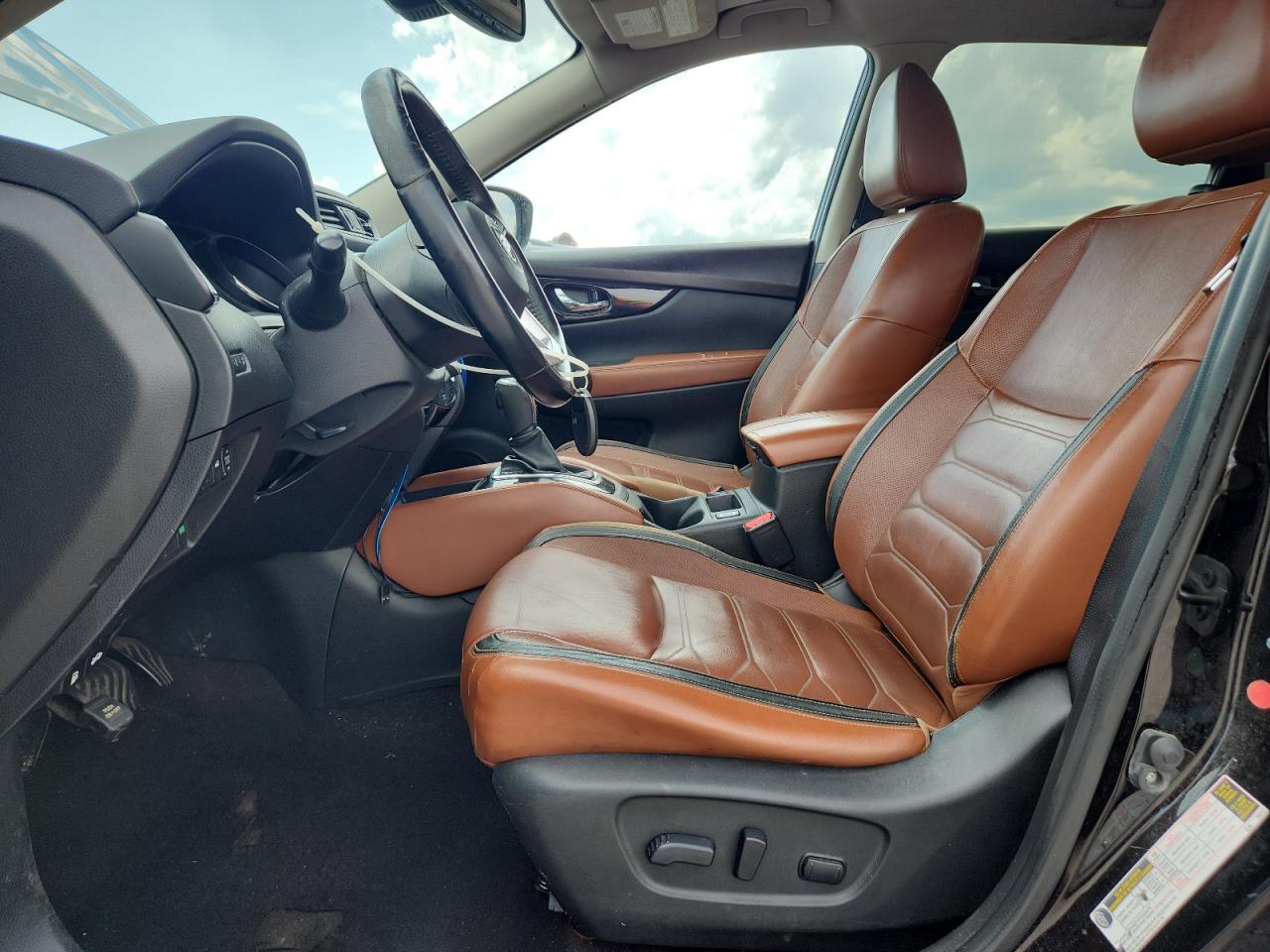 2017 Nissan Rogue Sl Black vin: JN8AT2MTXHW150514