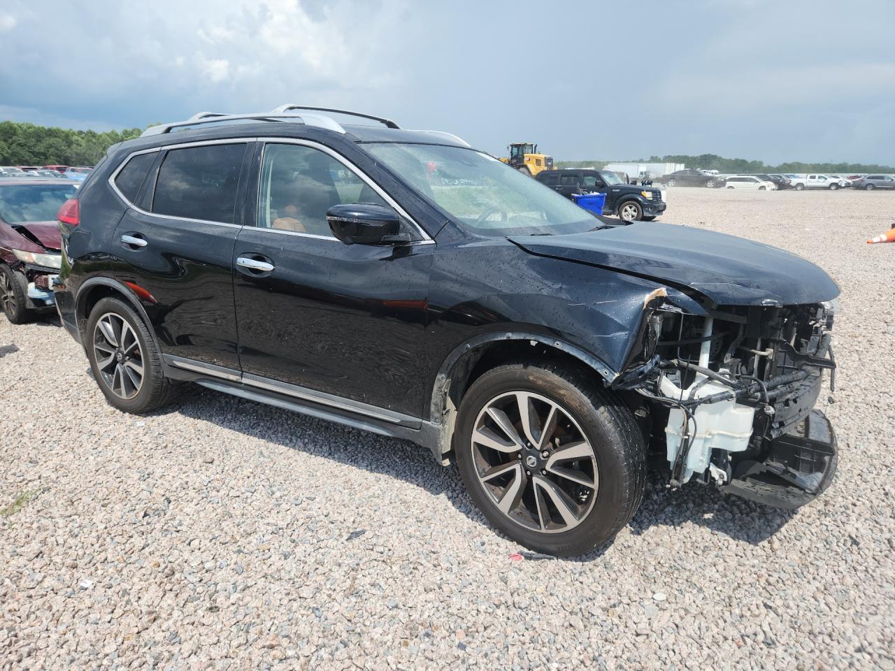 2017 Nissan Rogue Sl Black vin: JN8AT2MTXHW150514