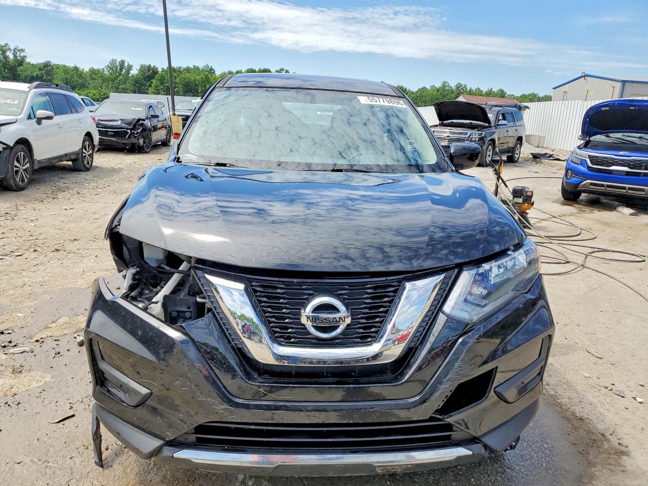 2017 Nissan Rogue S Black vin: JN8AT2MTXHW384894