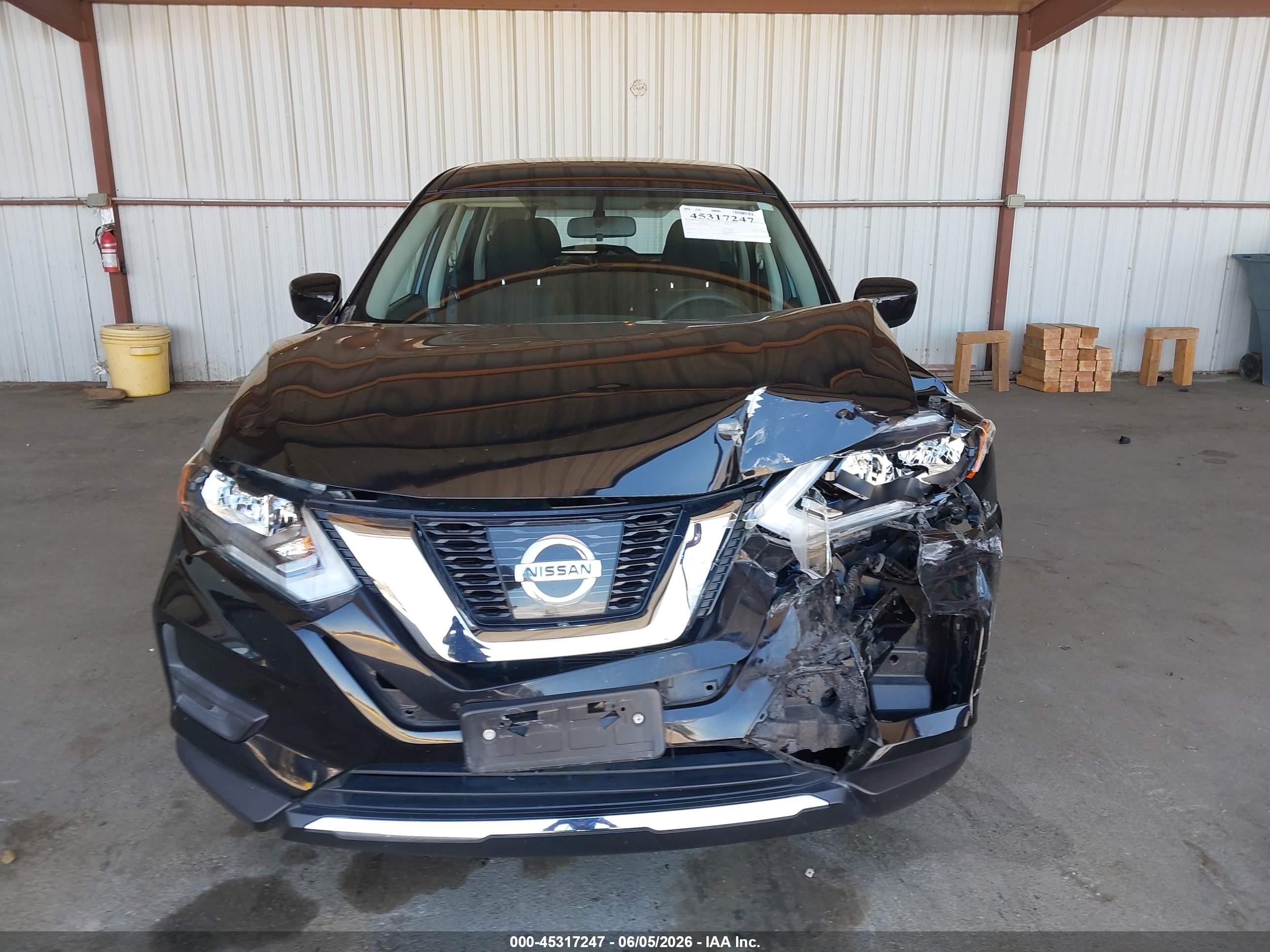 2017 Nissan Rogue S Черный vin: JN8AT2MTXHW399556