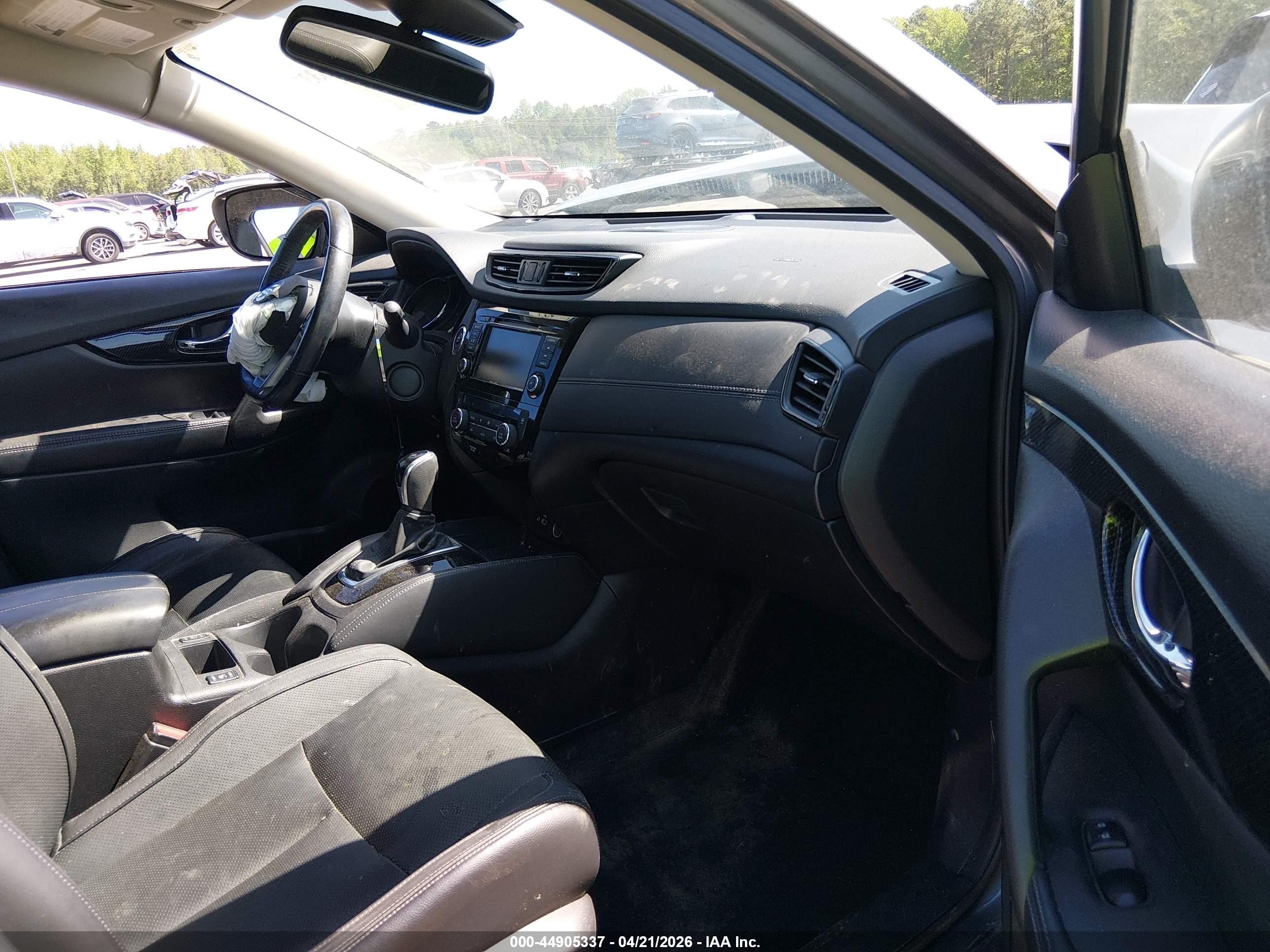 2018 Nissan Rogue Sl Серый vin: JN8AT2MTXJW461804