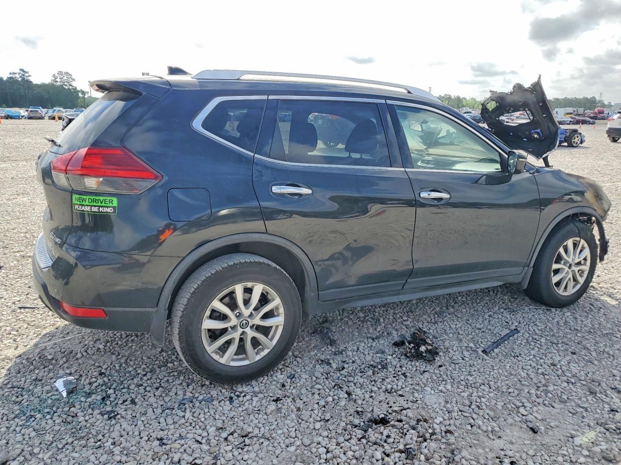 2017 Nissan Rogue Sv Black vin: JN8AT2MV0HW009887
