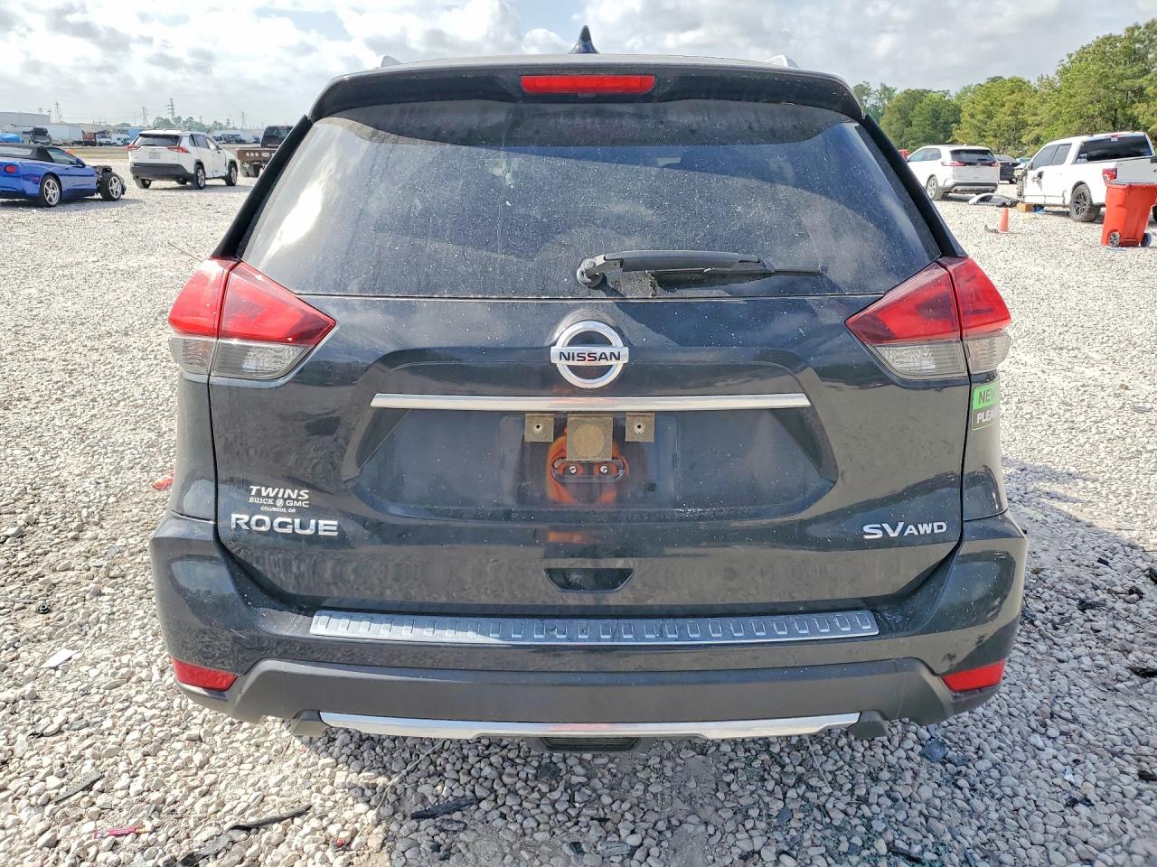 2017 Nissan Rogue Sv Black vin: JN8AT2MV0HW009887