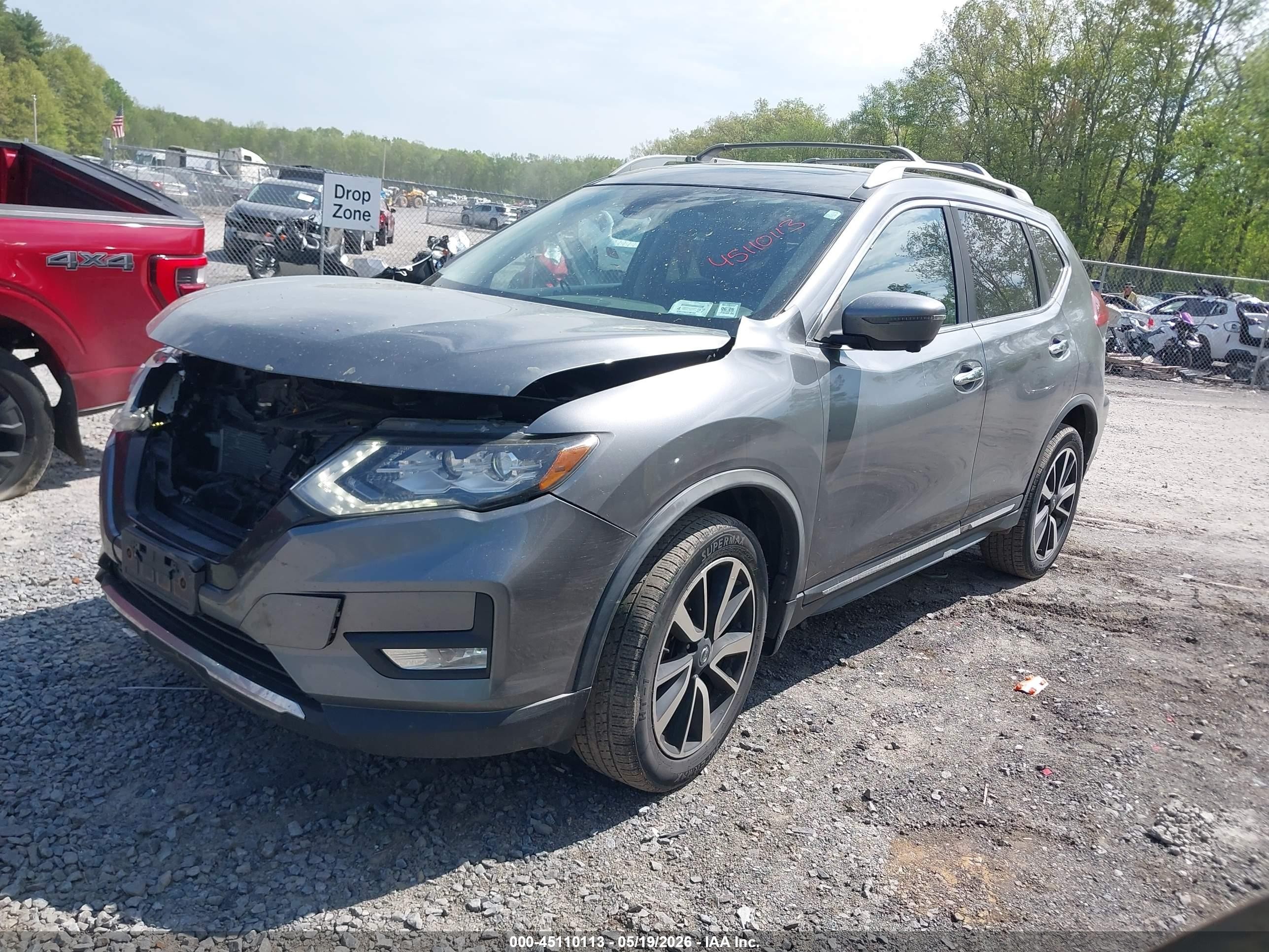 2018 Nissan Rogue Sl Pewter vin: JN8AT2MV0JW348896