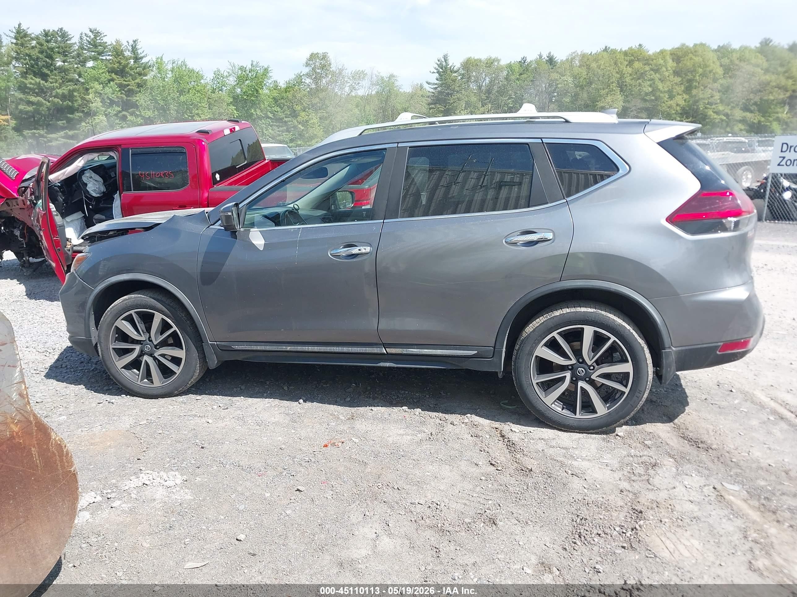 2018 Nissan Rogue Sl Pewter vin: JN8AT2MV0JW348896