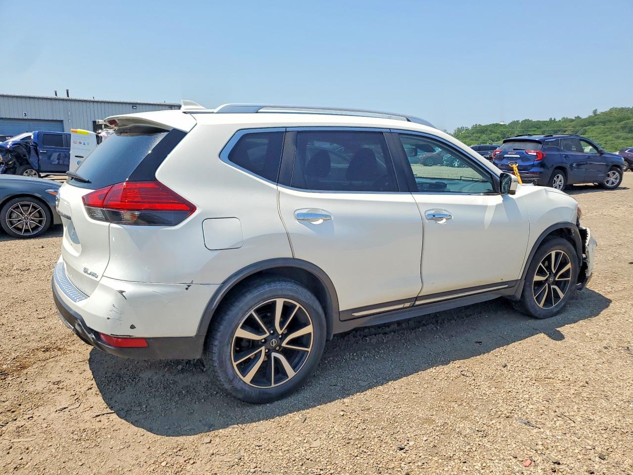 2017 Nissan Rogue Sl White vin: JN8AT2MV1HW027363