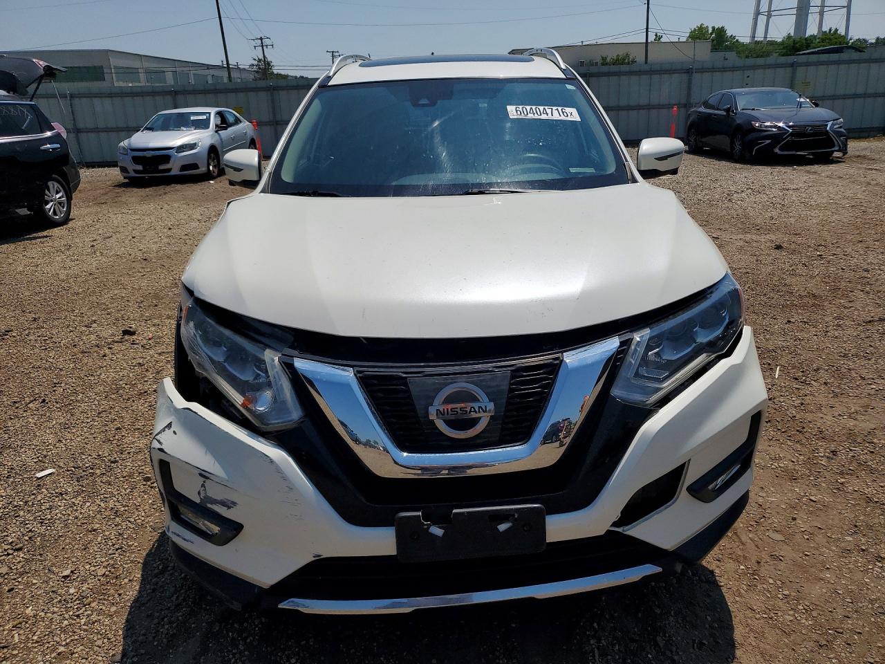 2017 Nissan Rogue Sl White vin: JN8AT2MV1HW027363