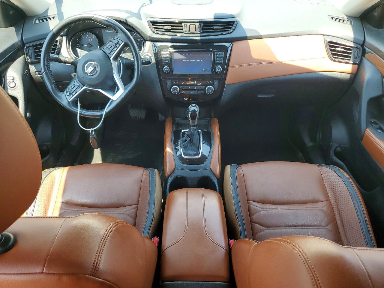 2017 Nissan Rogue Sl White vin: JN8AT2MV1HW027363