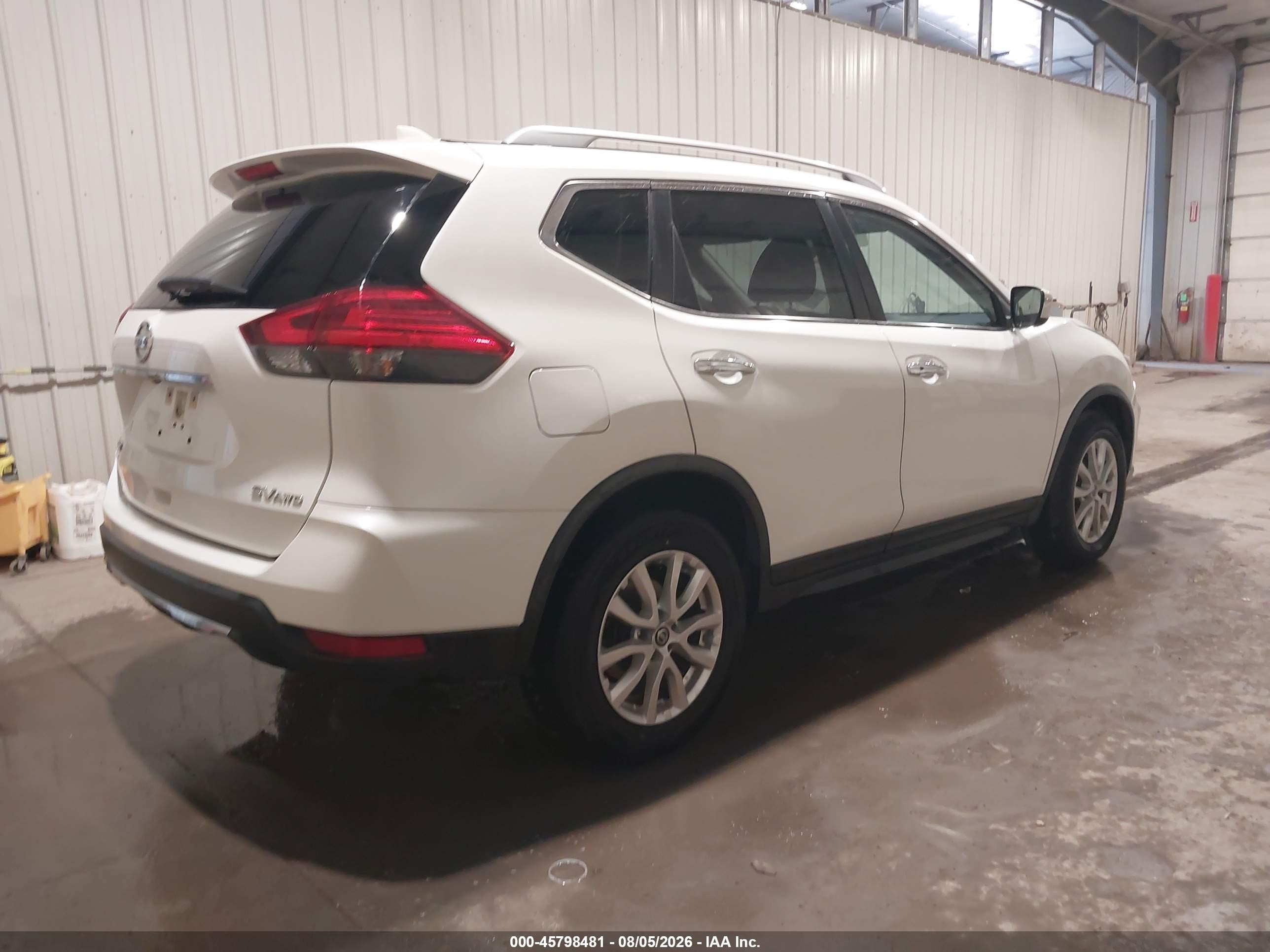 2017 Nissan Rogue Sv White vin: JN8AT2MV1HW259199