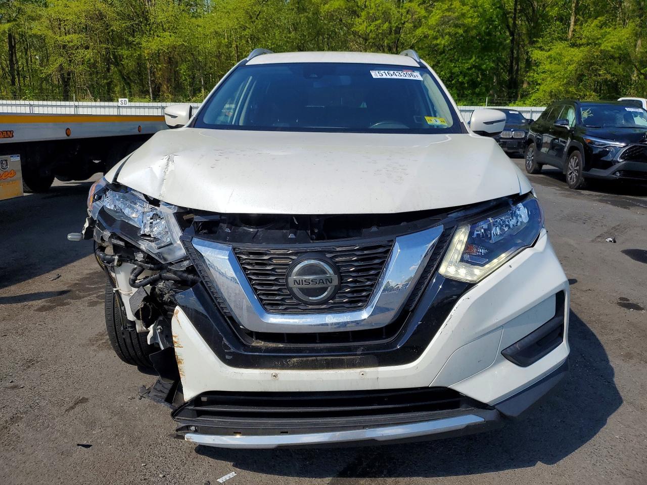2019 Nissan Rogue Sv White vin: JN8AT2MV1KW379978