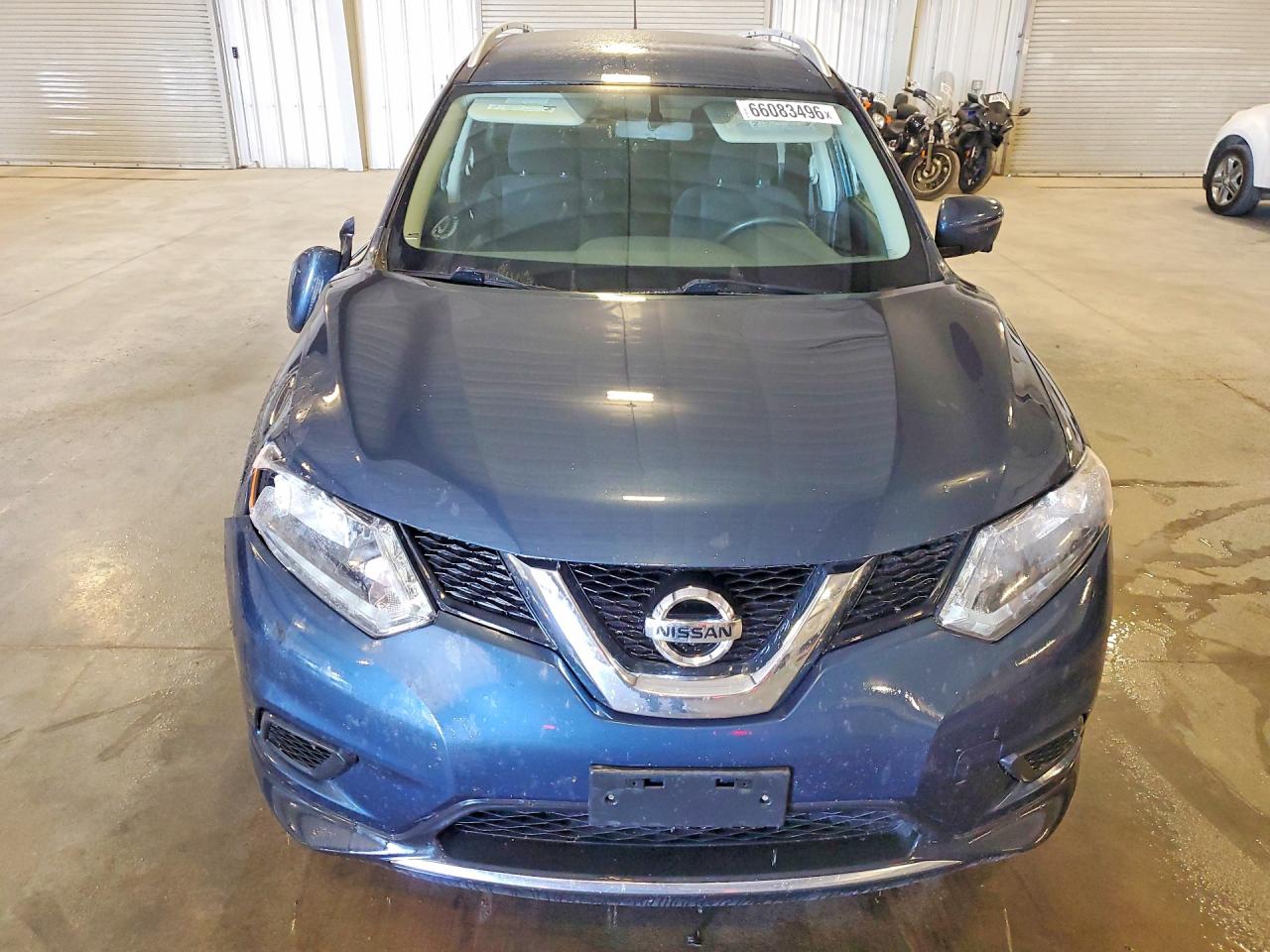 2016 Nissan Rogue Sv Blue vin: JN8AT2MV2GW152886