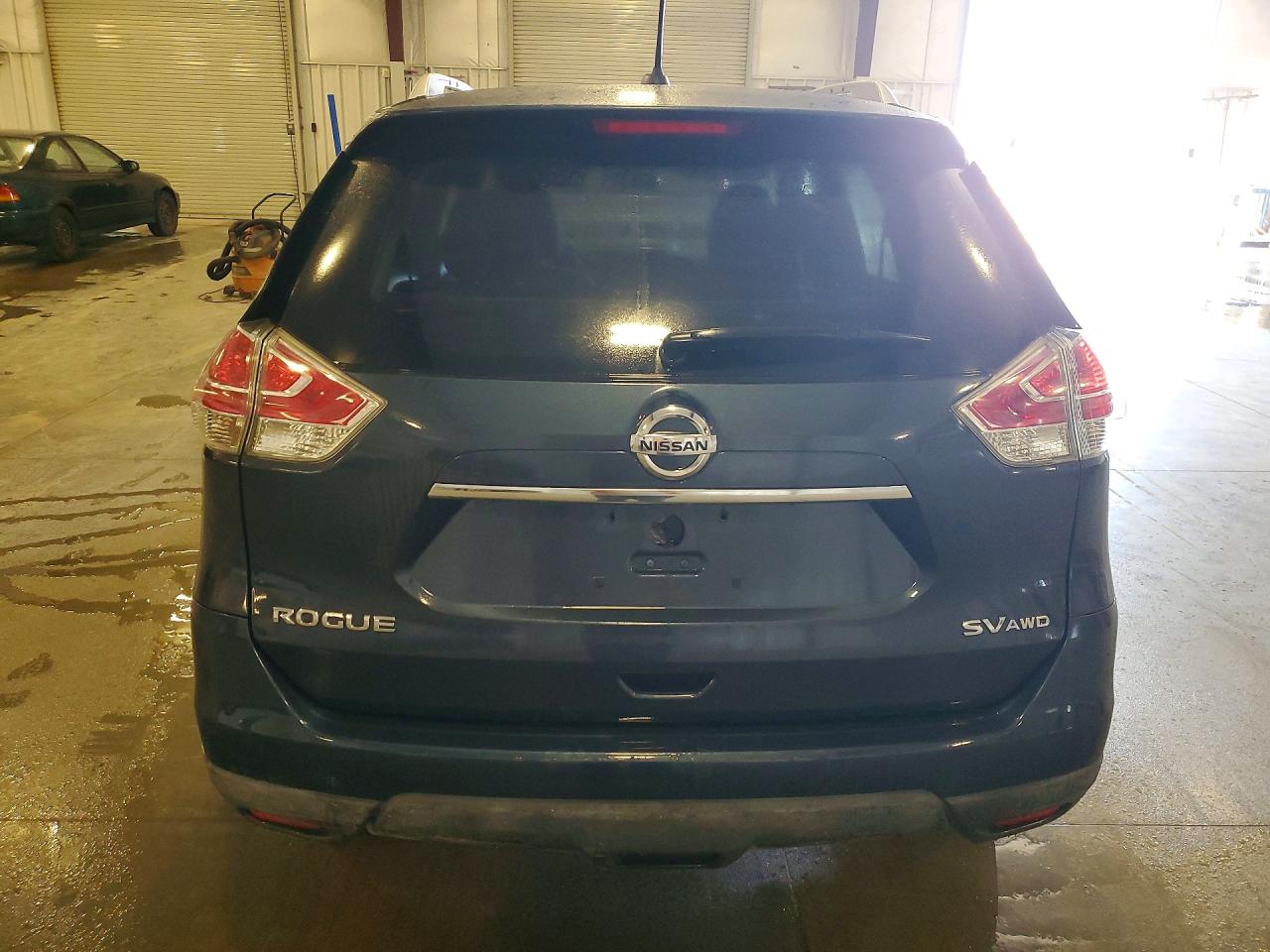 2016 Nissan Rogue Sv Blue vin: JN8AT2MV2GW152886