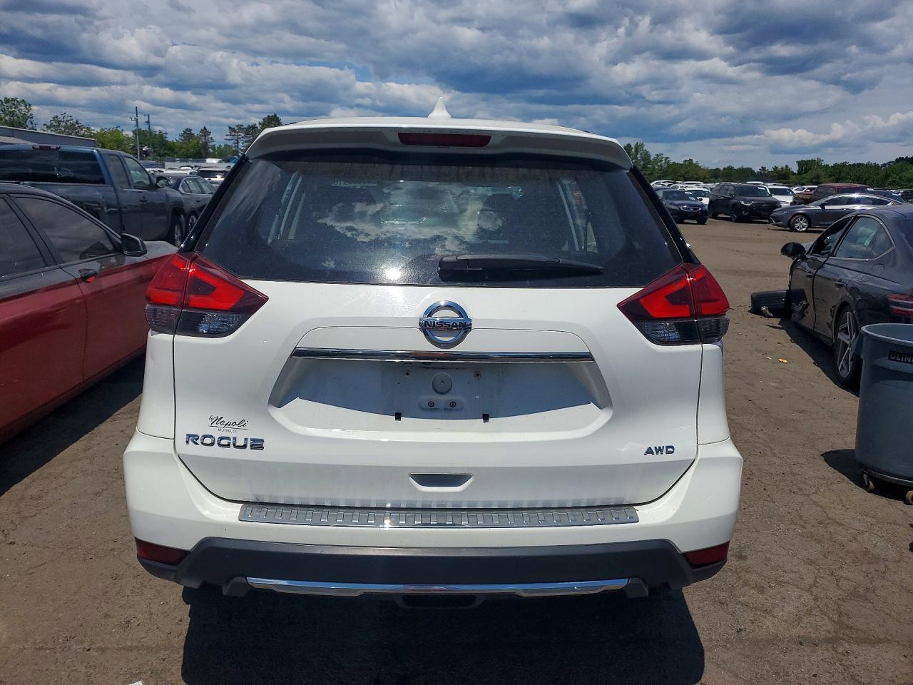 2017 Nissan Rogue S White vin: JN8AT2MV2HW005789