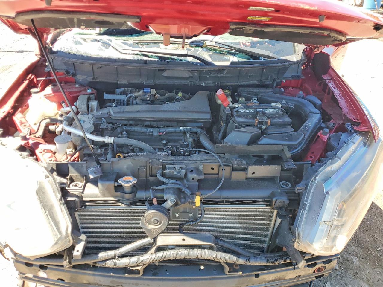 2010 Nissan Rogue S Красный vin: JN8AT2MV2HW252021