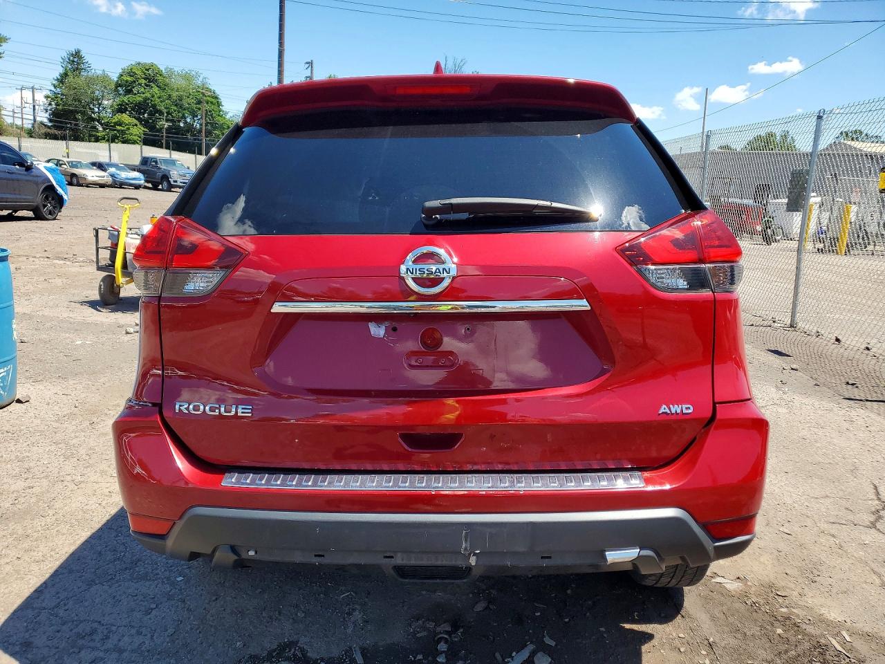 2010 Nissan Rogue S Красный vin: JN8AT2MV2HW252021