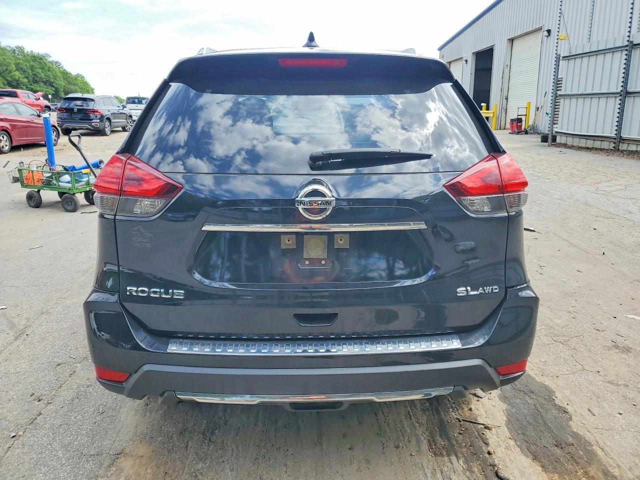 2017 Nissan Rogue Sl Черный vin: JN8AT2MV2HW255355