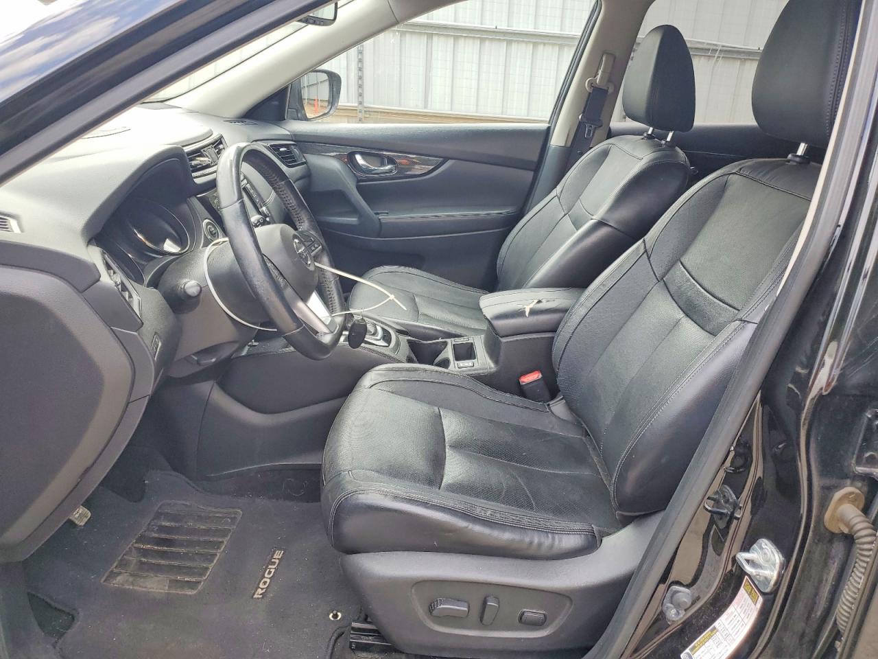 2017 Nissan Rogue Sl Черный vin: JN8AT2MV2HW255355