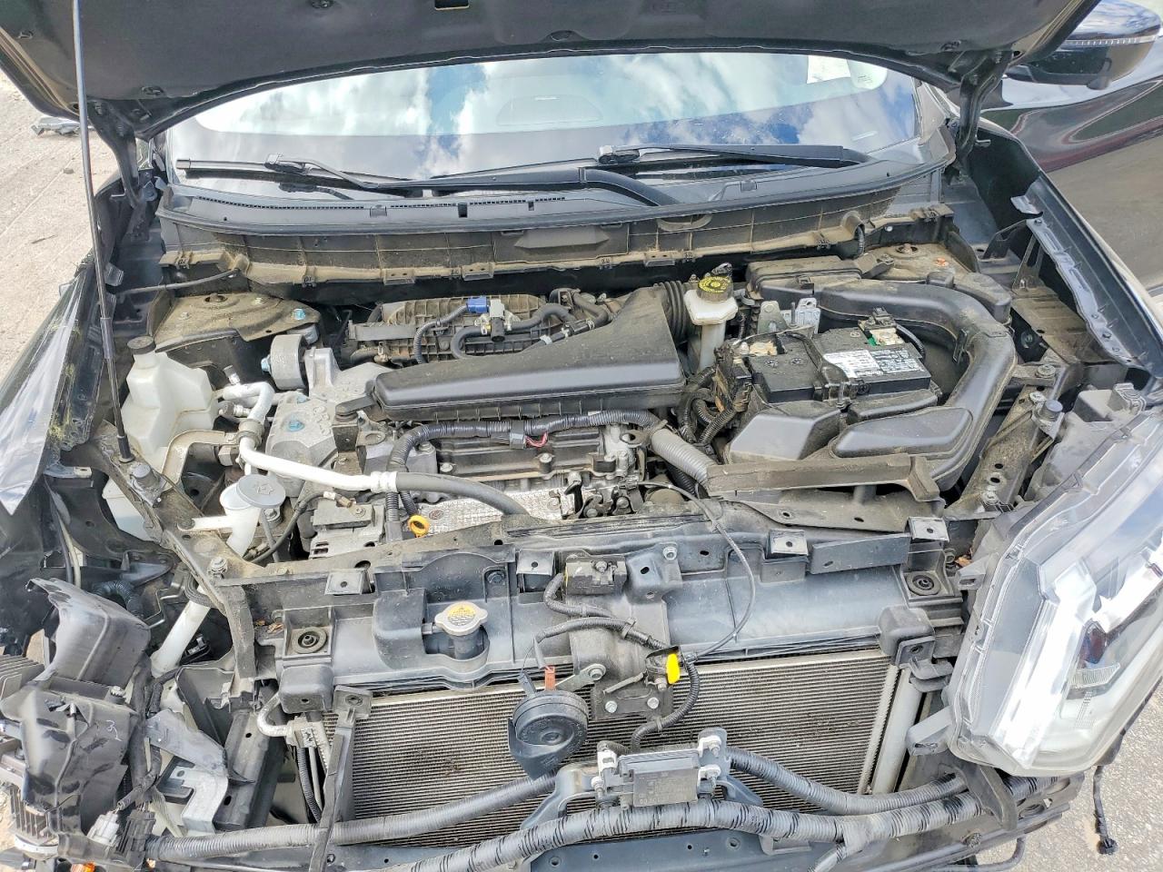 2017 Nissan Rogue Sl Черный vin: JN8AT2MV2HW255355