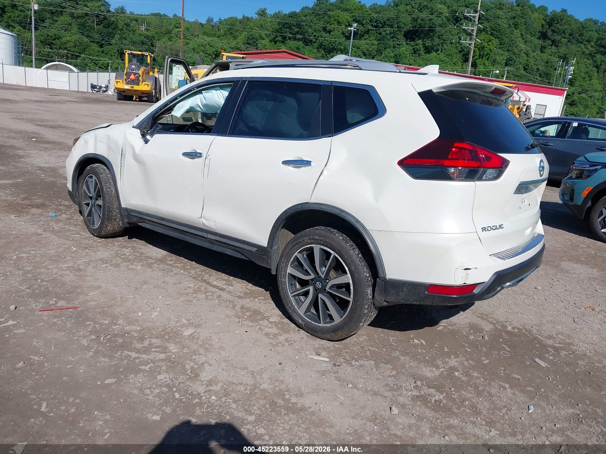 2018 Nissan Rogue Sl Белый vin: JN8AT2MV2JW329122