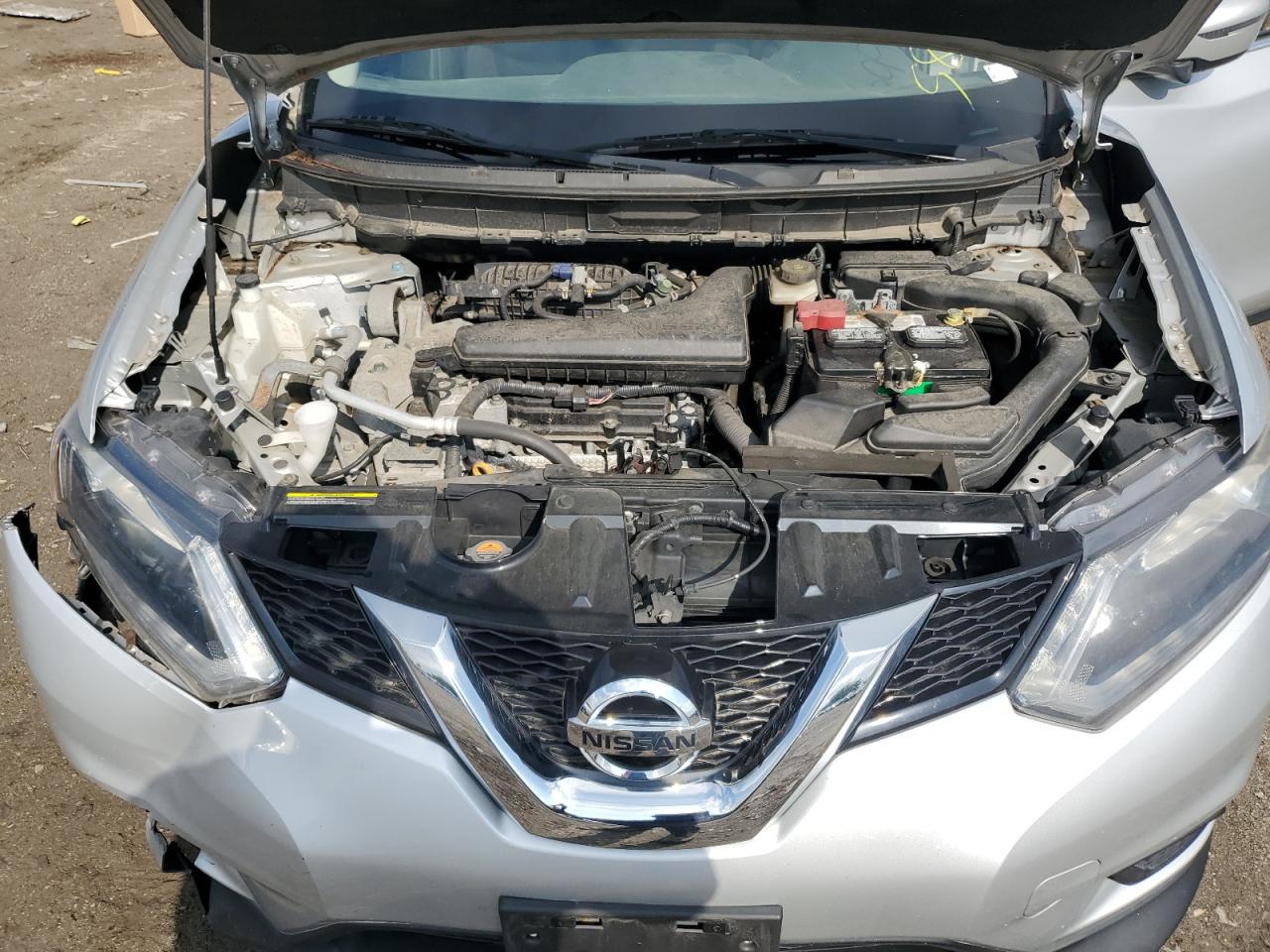 2016 Nissan Rogue S   Silver vin: JN8AT2MV3GW131965