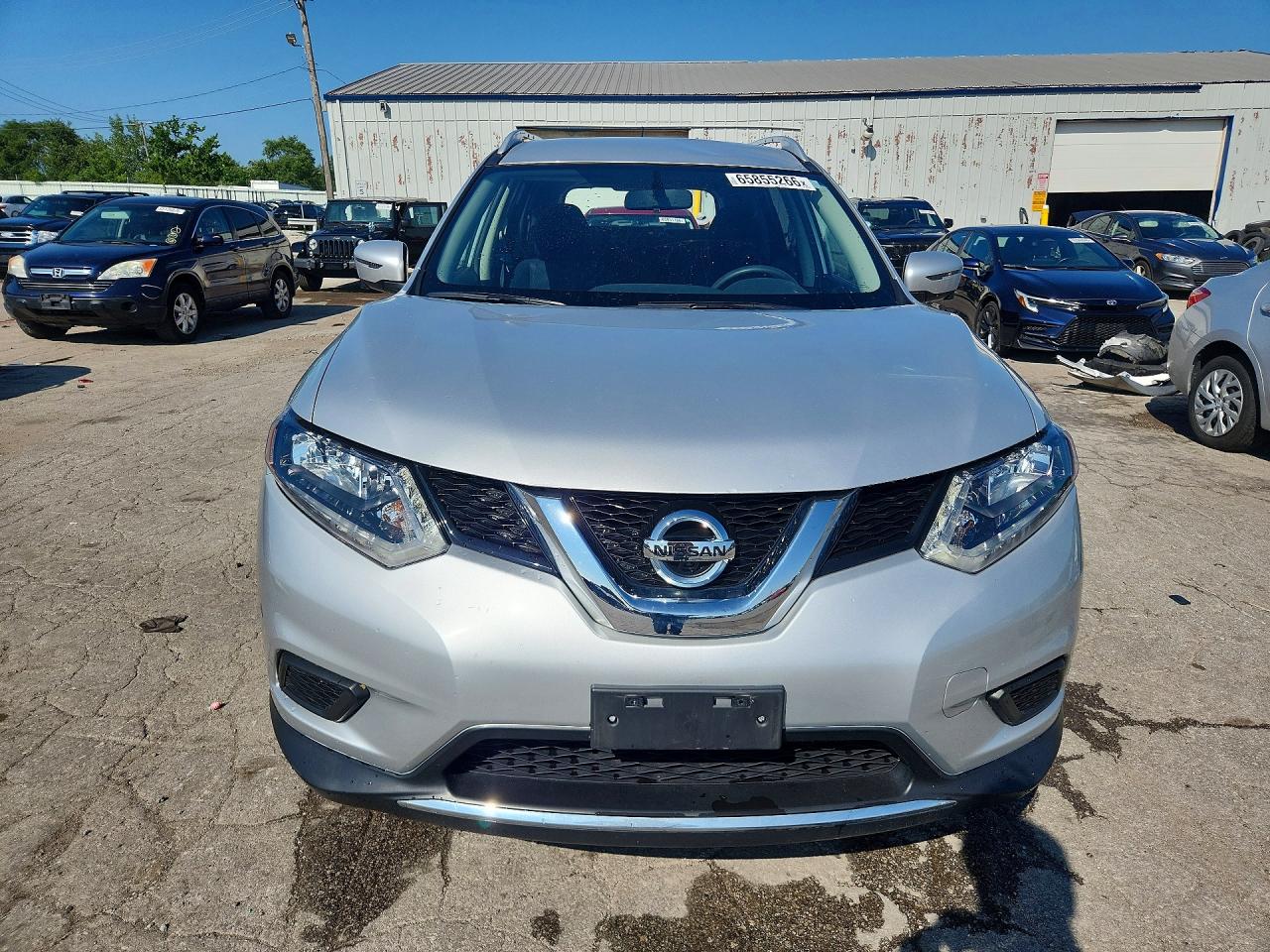 2016 Nissan Rogue Sv Silver vin: JN8AT2MV3GW145199