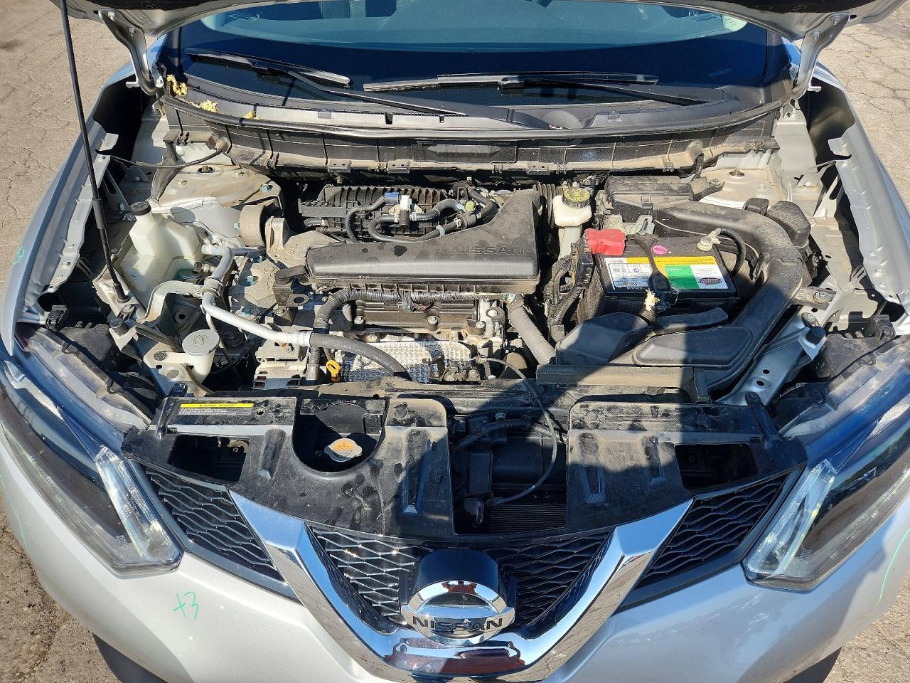 2016 Nissan Rogue Sv Silver vin: JN8AT2MV3GW145199