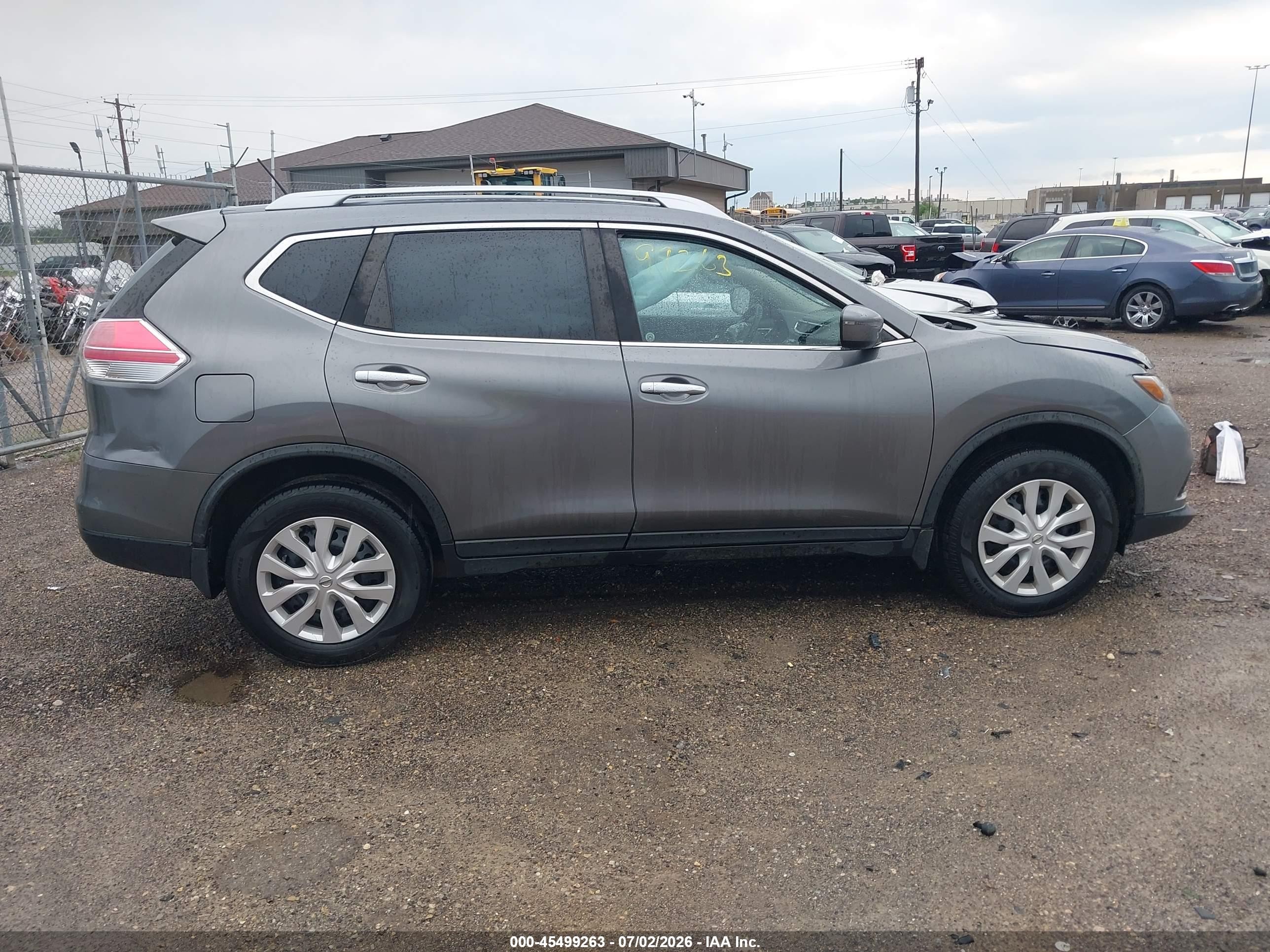 2016 Nissan Rogue S Gray vin: JN8AT2MV3GW154288