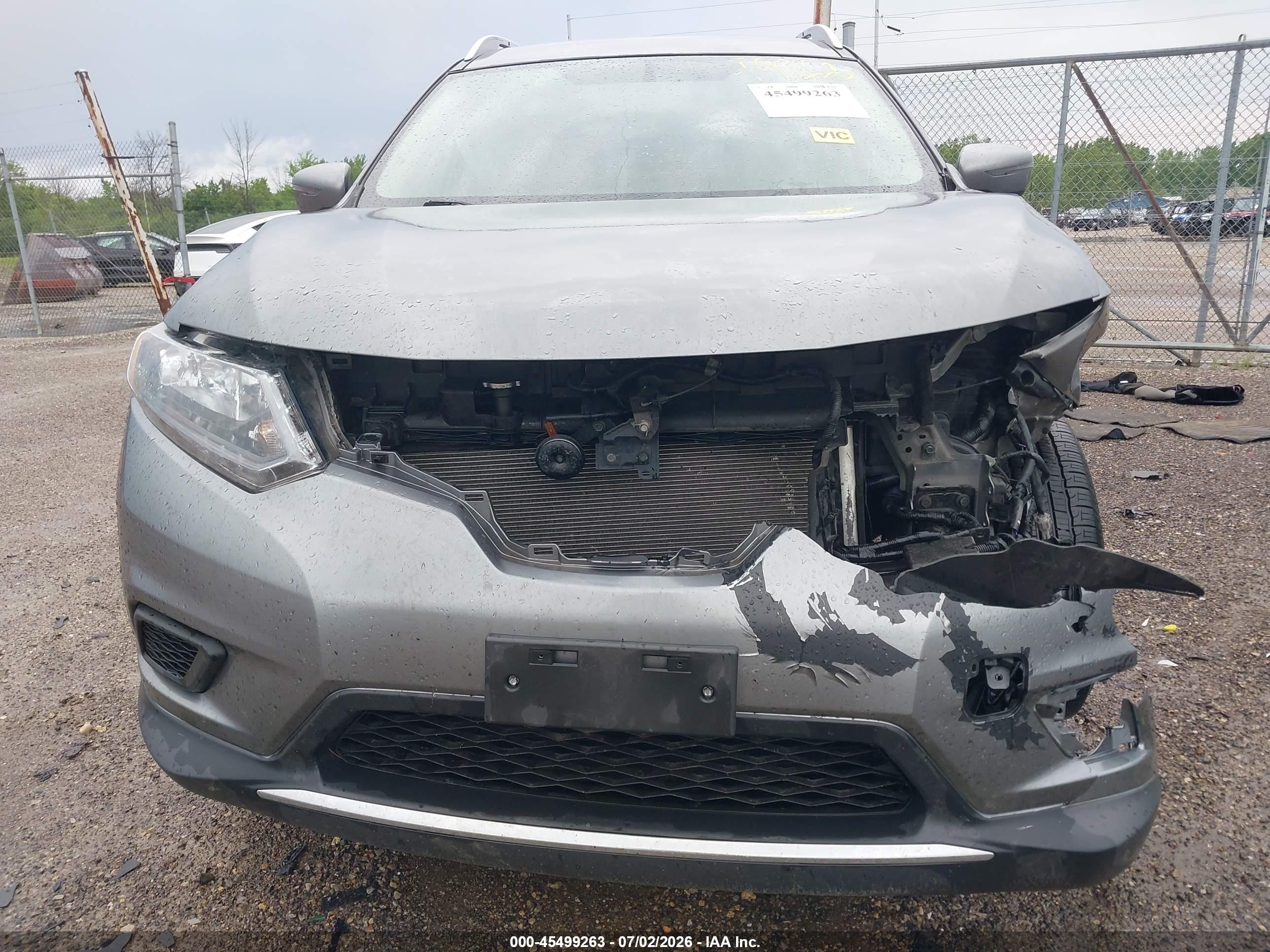 2016 Nissan Rogue S Gray vin: JN8AT2MV3GW154288