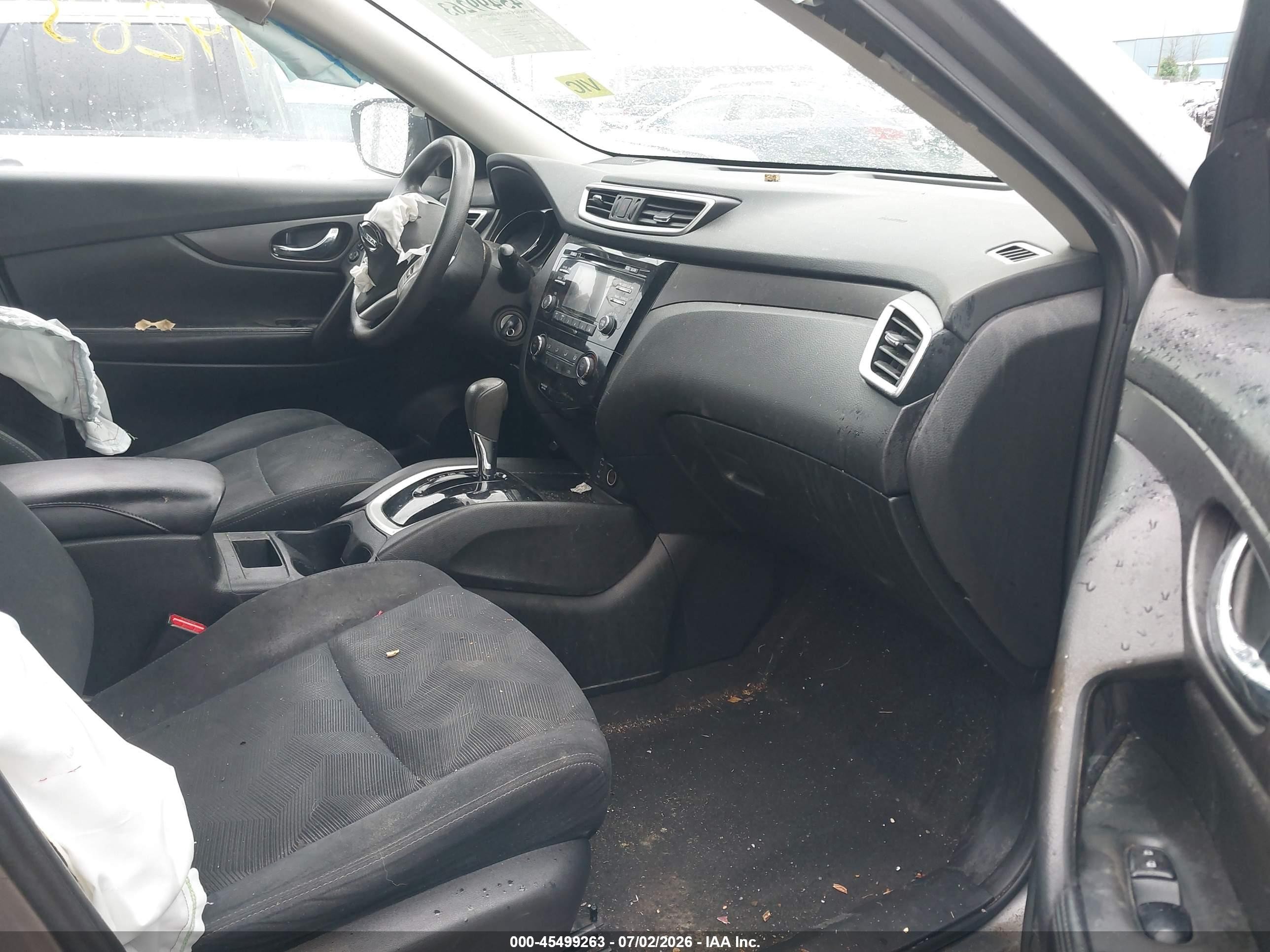 2016 Nissan Rogue S Gray vin: JN8AT2MV3GW154288