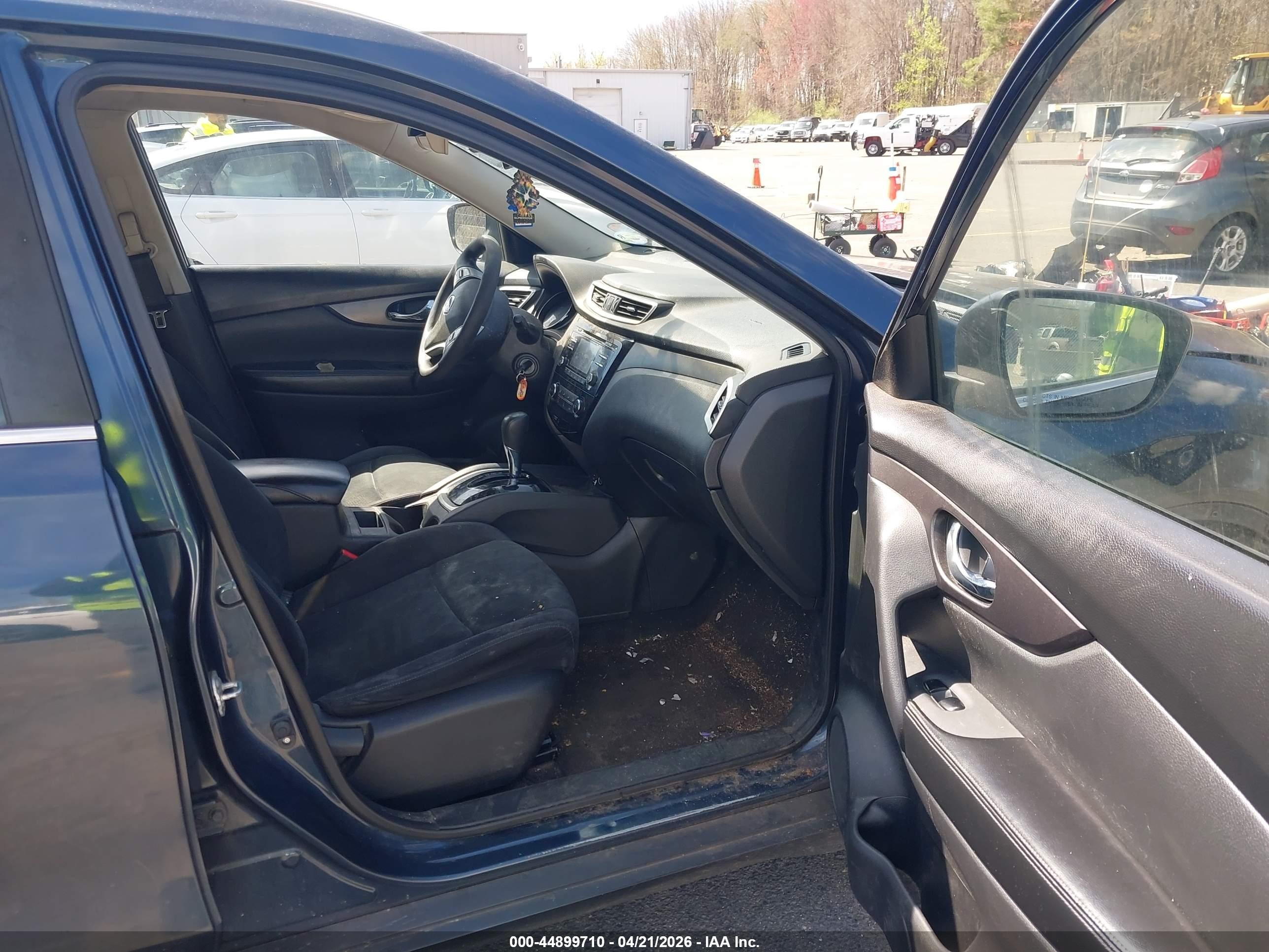 2016 Nissan Rogue S Синий vin: JN8AT2MV3GW154405