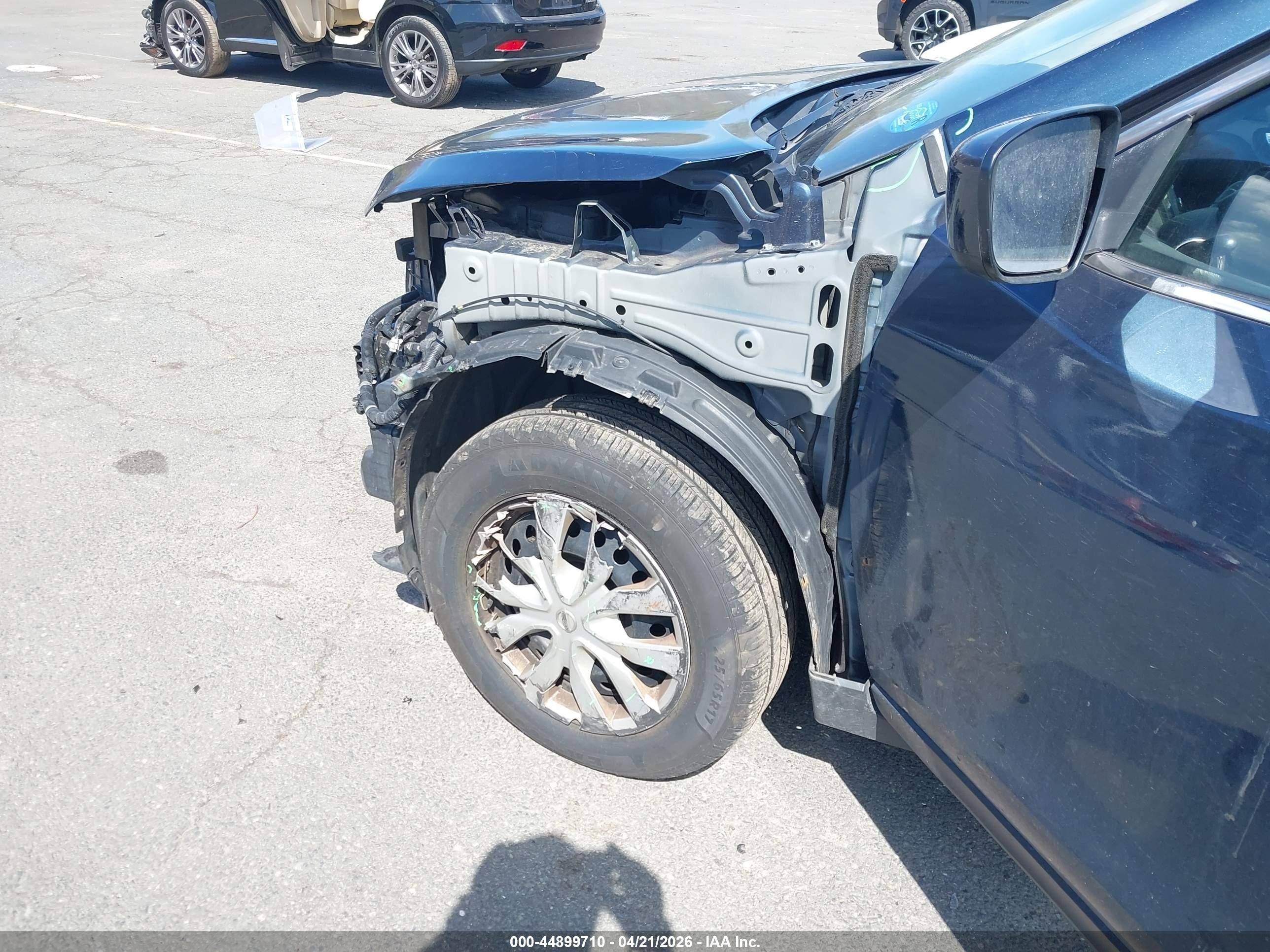 2016 Nissan Rogue S Синий vin: JN8AT2MV3GW154405