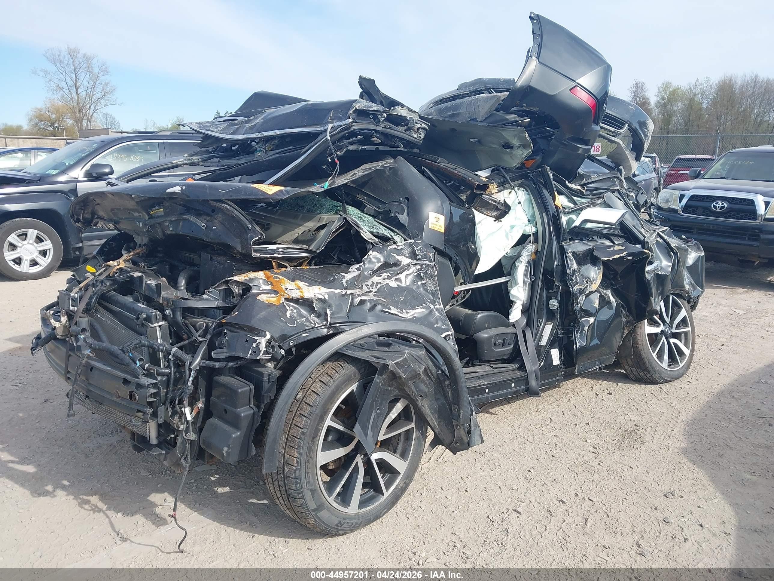2017 Nissan Rogue Sl Черный vin: JN8AT2MV3HW024982