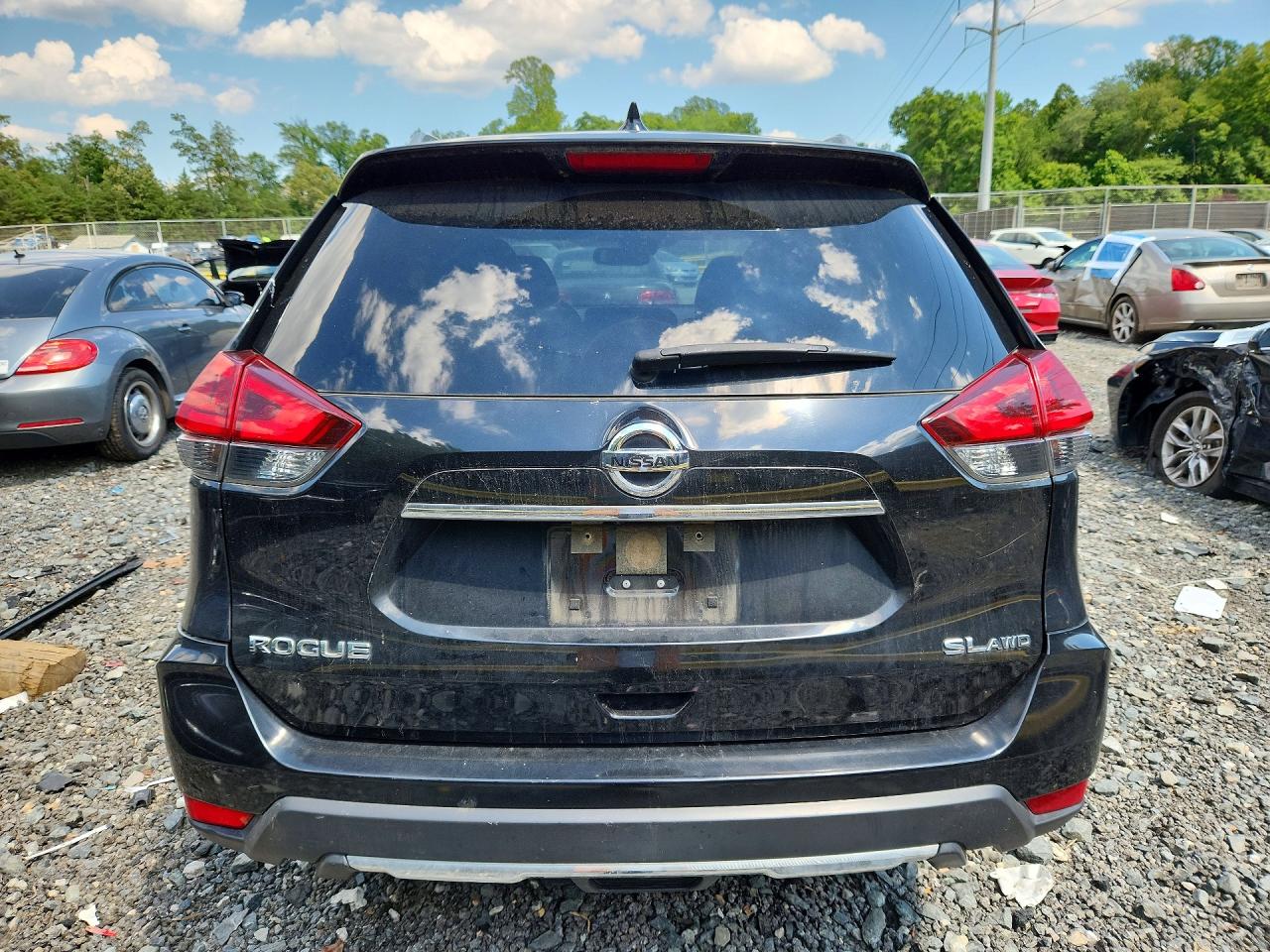 2018 Nissan Rogue Sl Черный vin: JN8AT2MV3JW309722