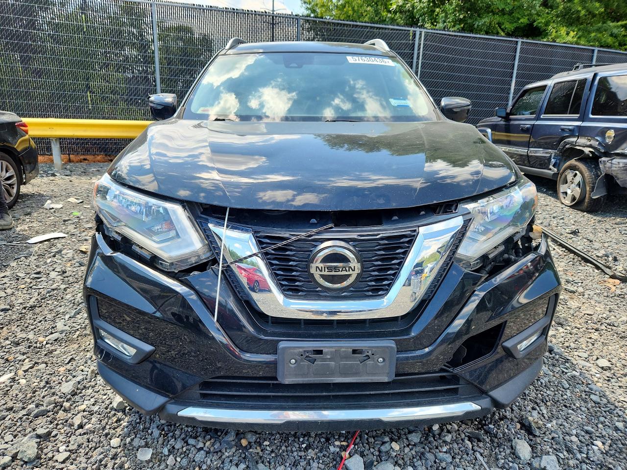 2018 Nissan Rogue Sl Черный vin: JN8AT2MV3JW309722