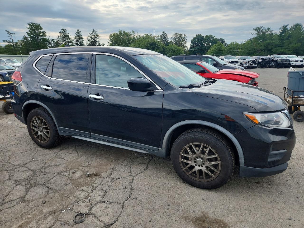2018 Nissan Rogue S Black vin: JN8AT2MV3JW310286