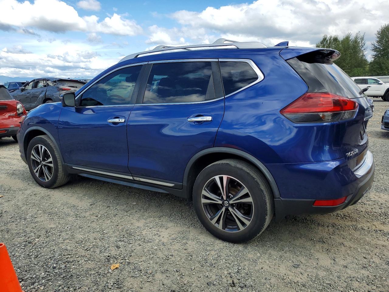 2018 Nissan Rogue Sl Blue vin: JN8AT2MV3JW355003