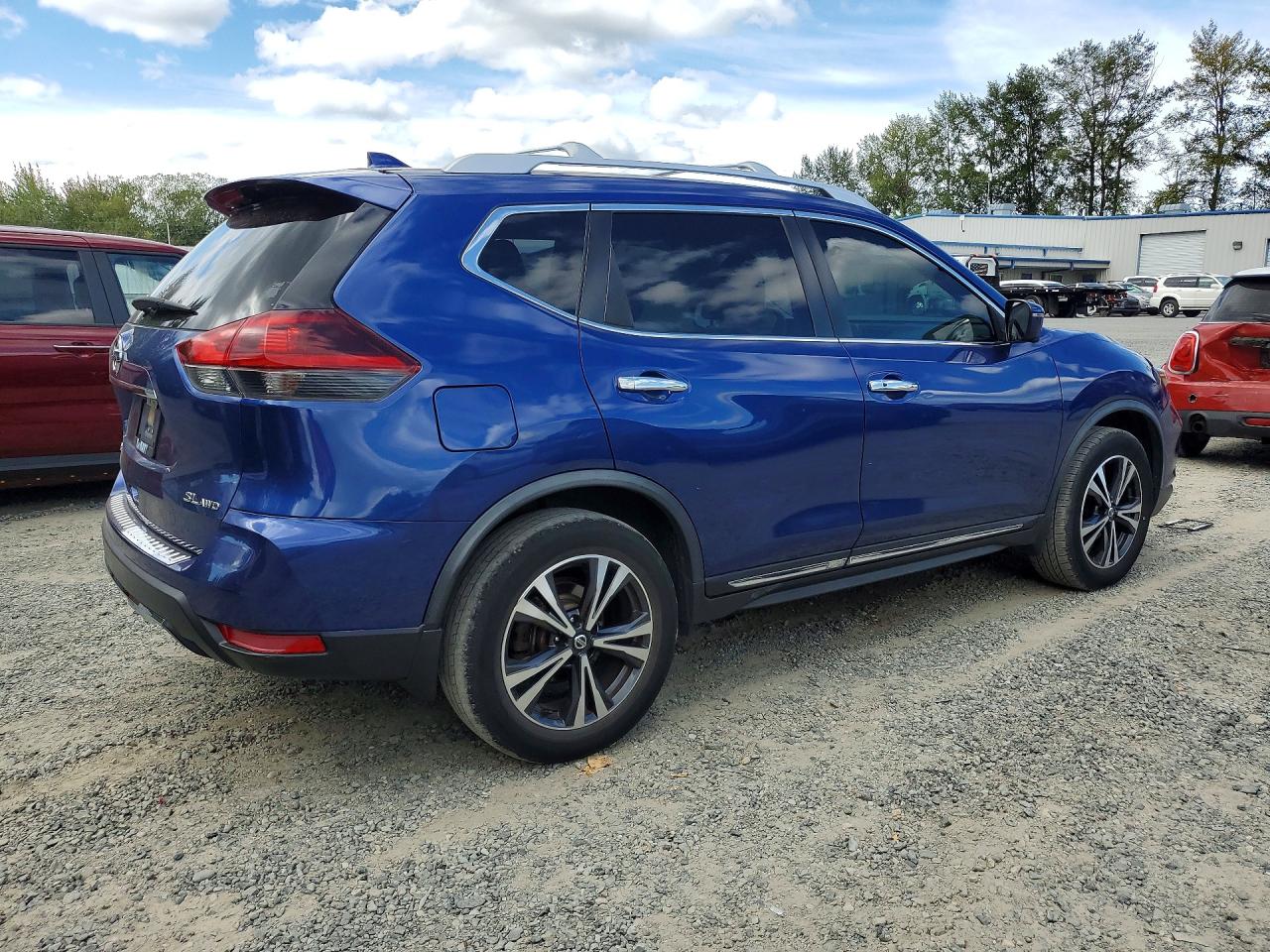 2018 Nissan Rogue Sl Blue vin: JN8AT2MV3JW355003