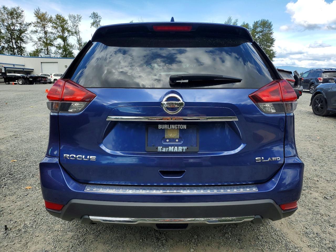 2018 Nissan Rogue Sl Blue vin: JN8AT2MV3JW355003
