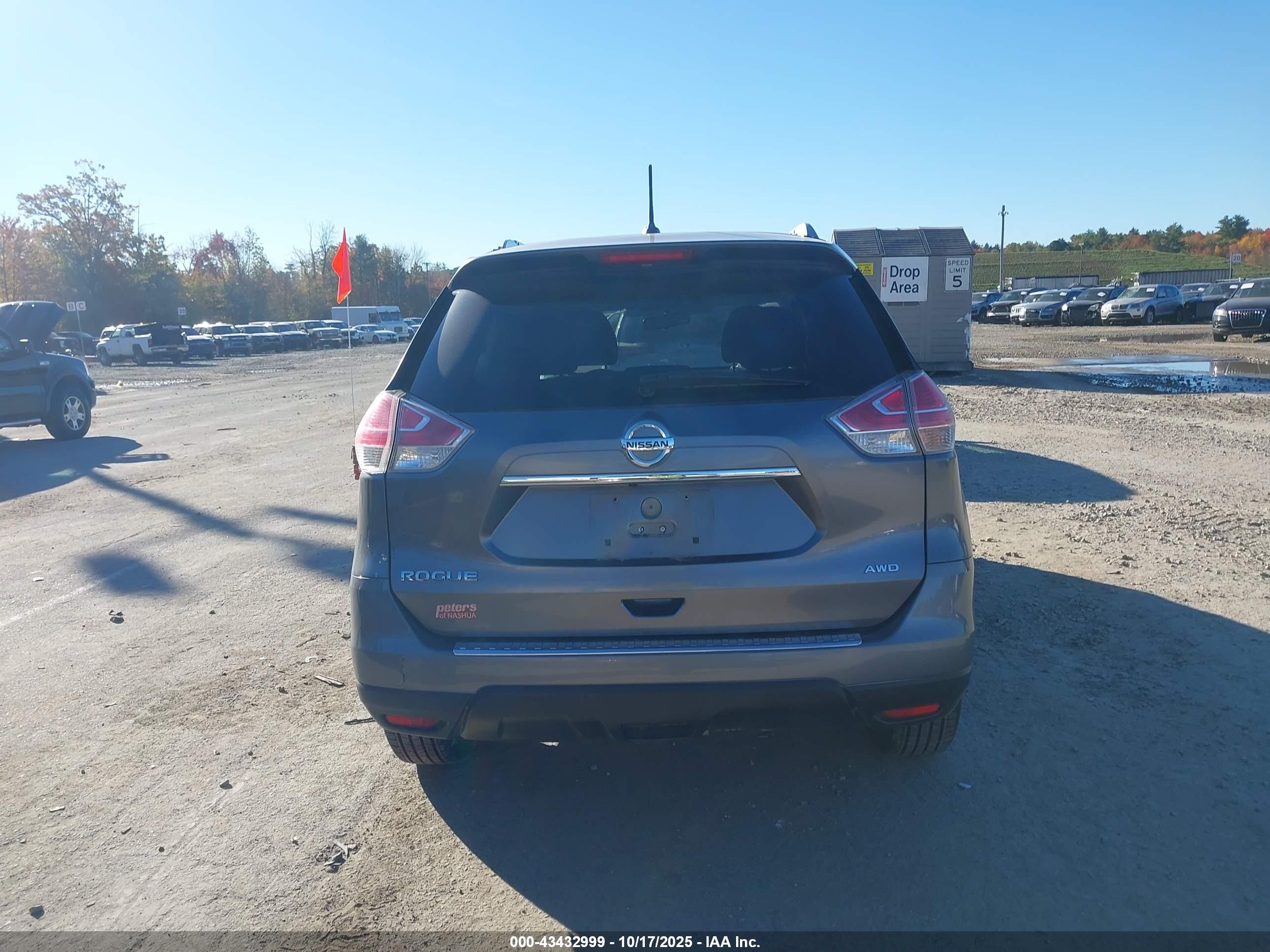 2016 Nissan Rogue S Gray vin: JN8AT2MV4GW148449