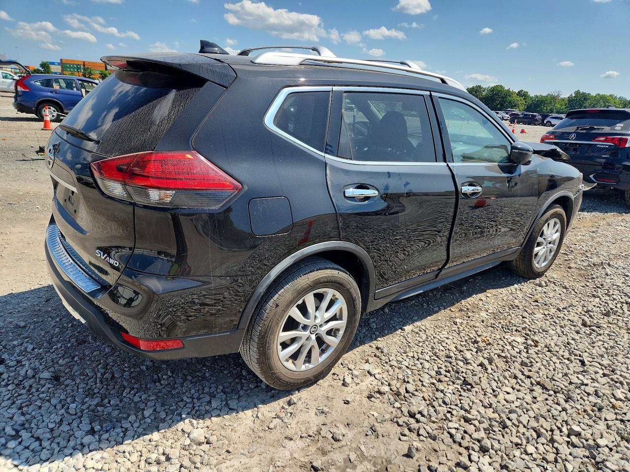 2017 Nissan Rogue Sv Black vin: JN8AT2MV4HW000142