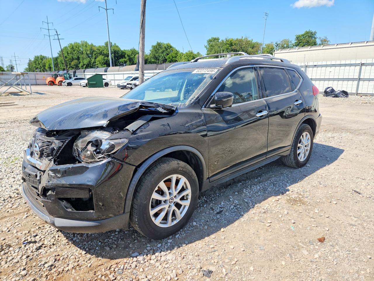 2017 Nissan Rogue Sv Black vin: JN8AT2MV4HW000142