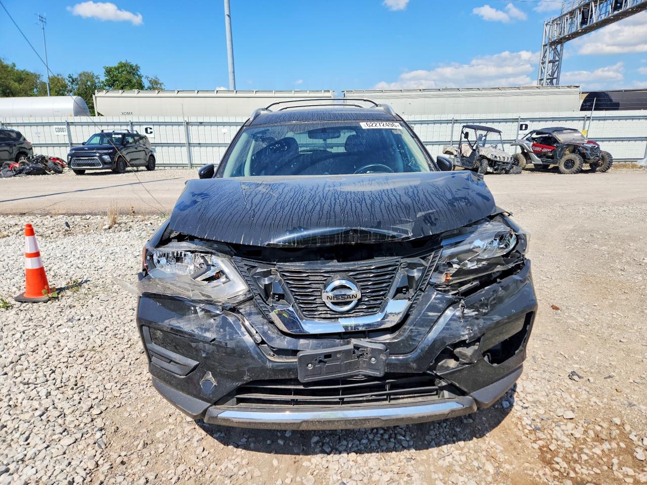 2017 Nissan Rogue Sv Black vin: JN8AT2MV4HW000142