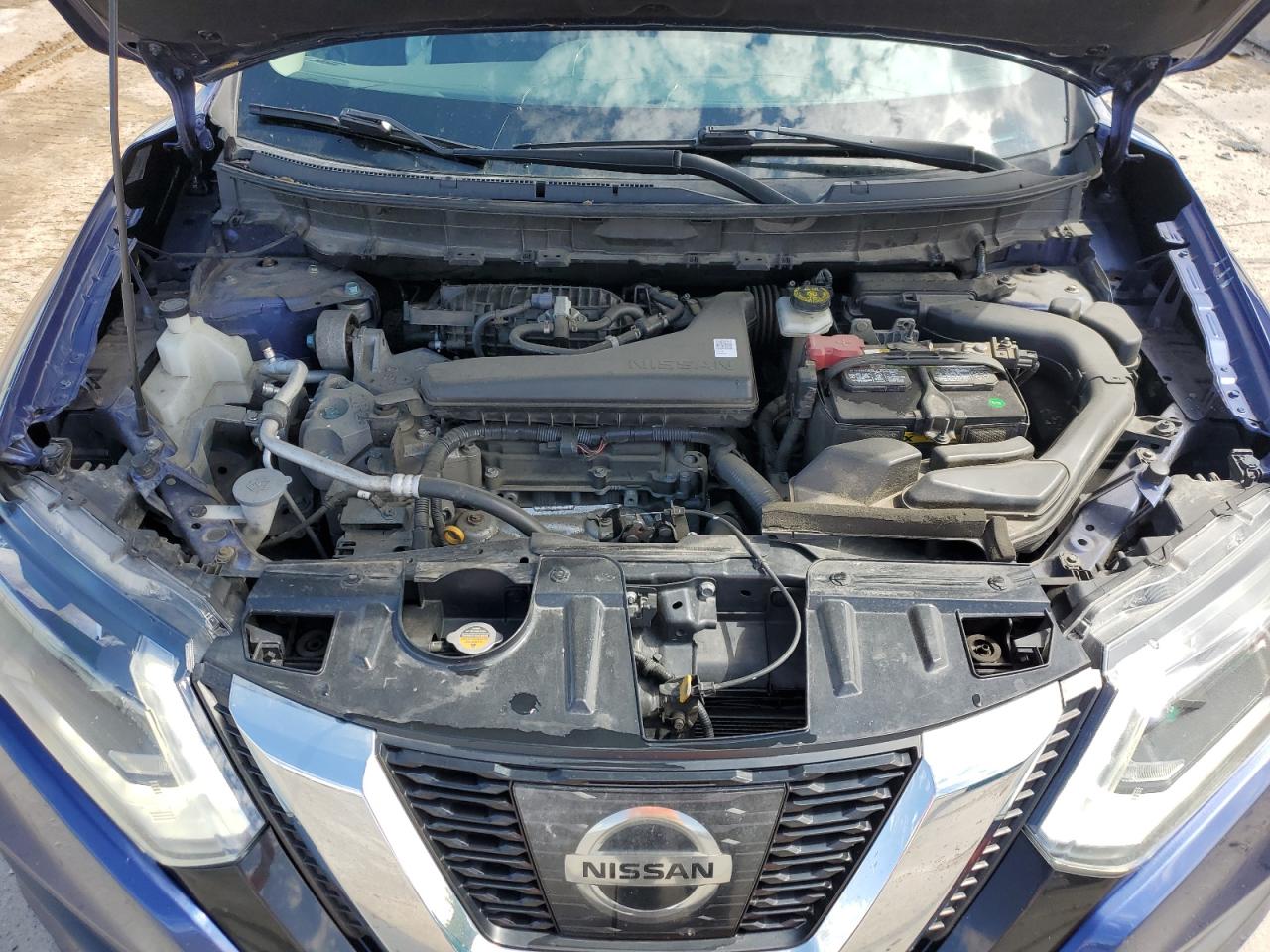 2017 Nissan Rogue S Blue vin: JN8AT2MV4HW024490