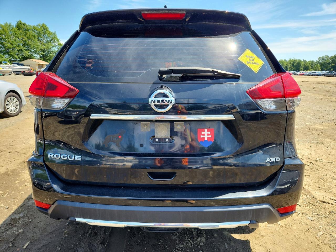 2017 Nissan Rogue S Black vin: JN8AT2MV4HW256149