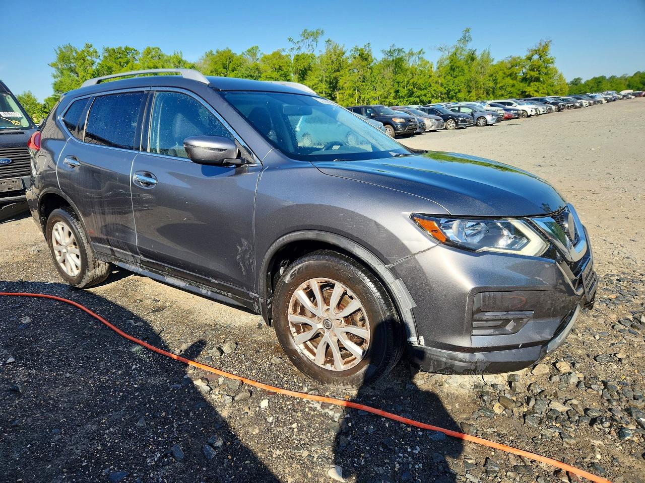 2018 Nissan Rogue Sv Gray vin: JN8AT2MV4JW309762