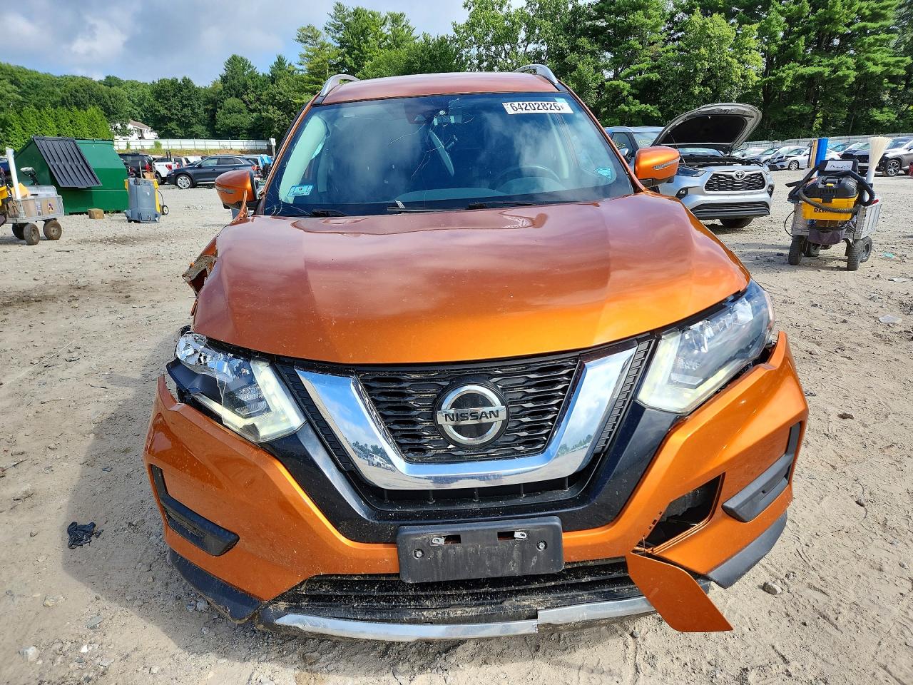 2019 Nissan Rogue Sv Orange vin: JN8AT2MV4KW380588