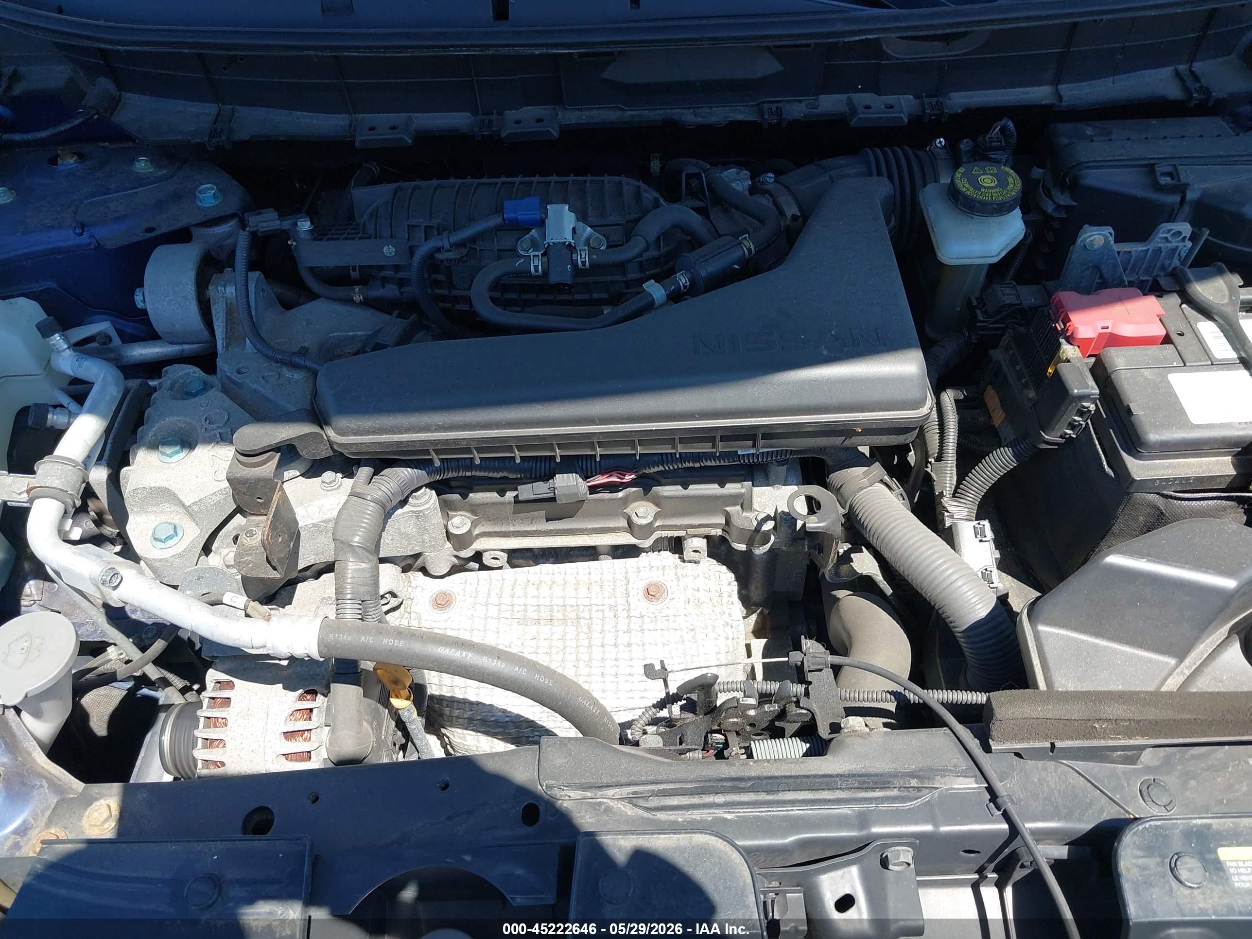 2019 Nissan Rogue Sv Blue vin: JN8AT2MV4KW395849